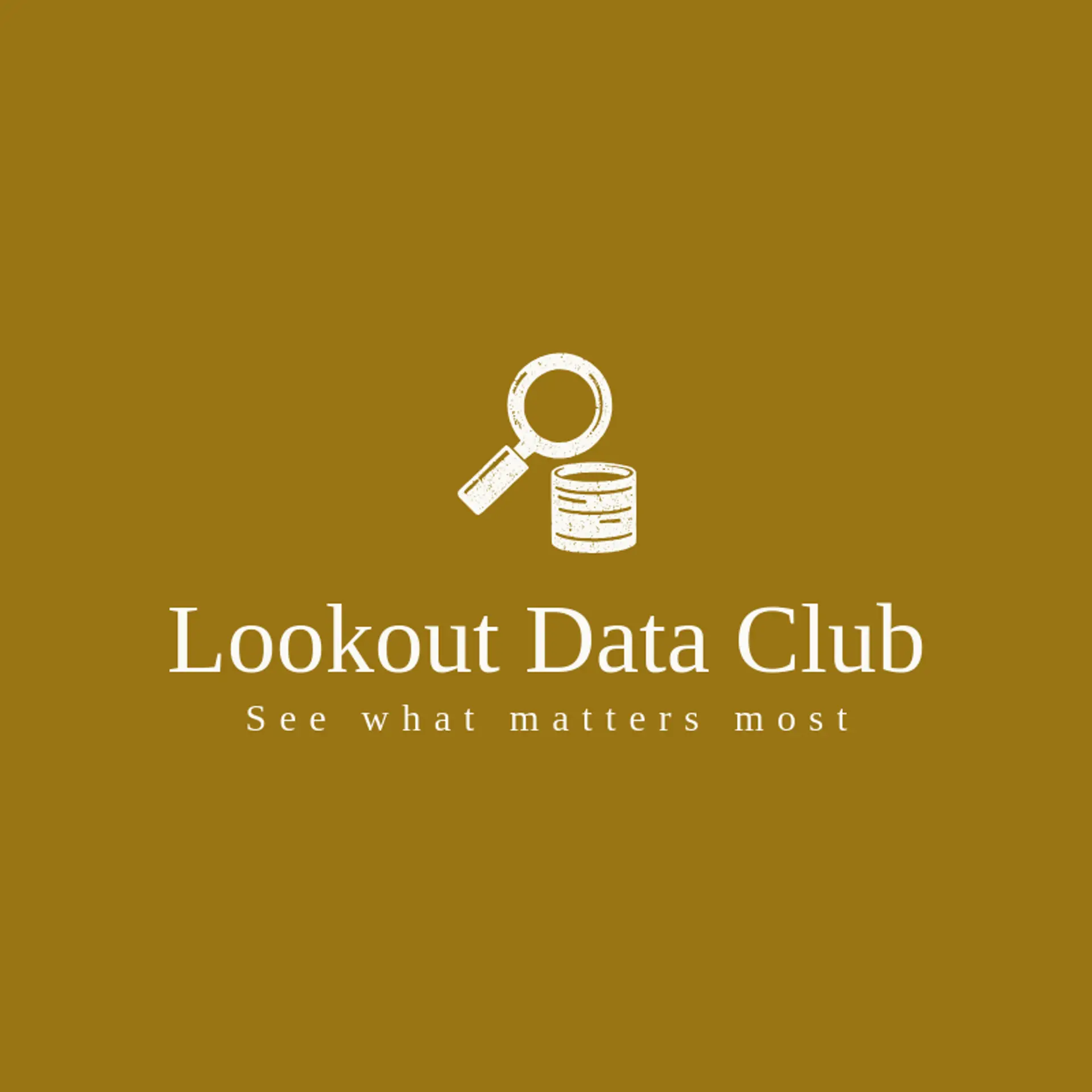 Lookout Data Club logo for database