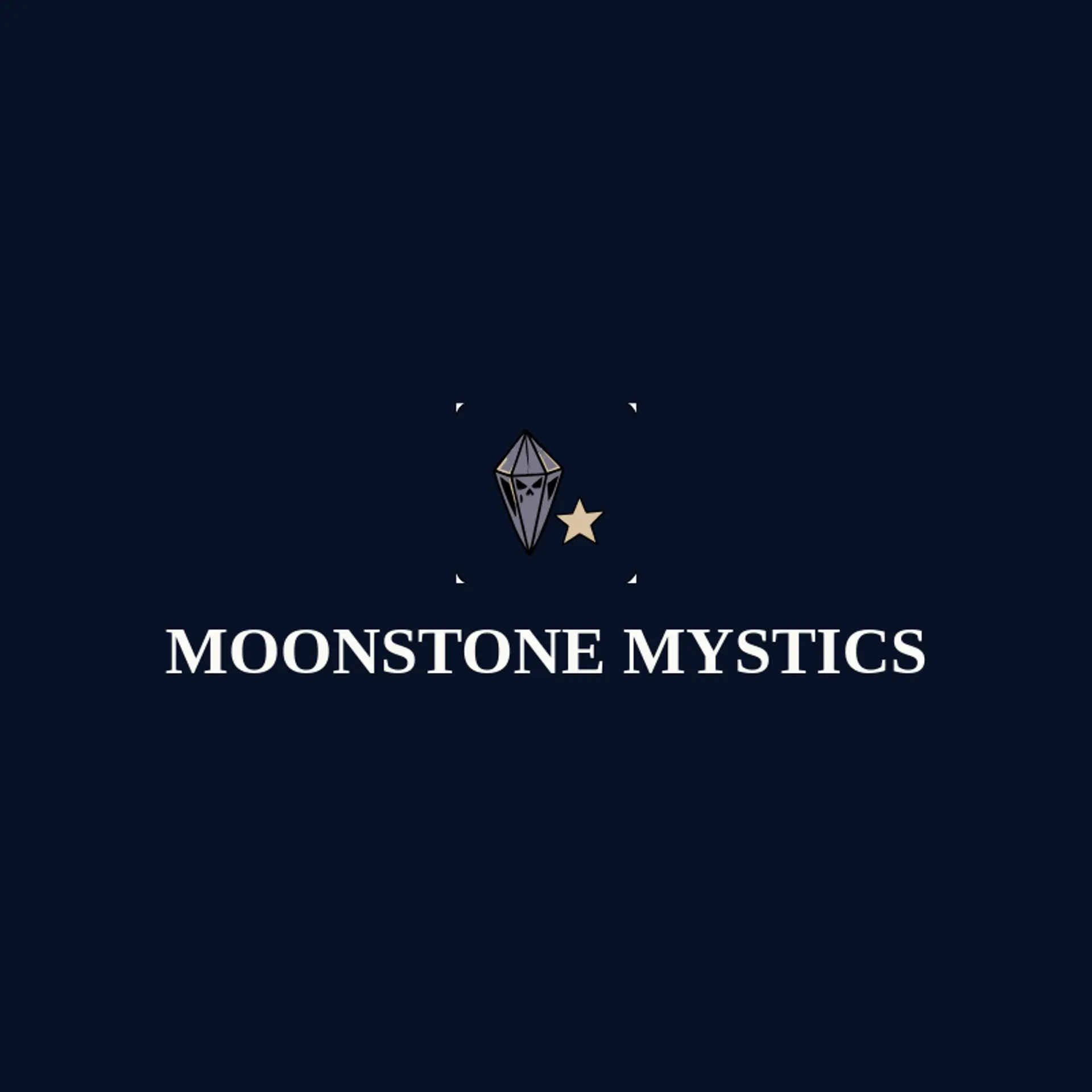 Moonstone Mystics logo for spooky