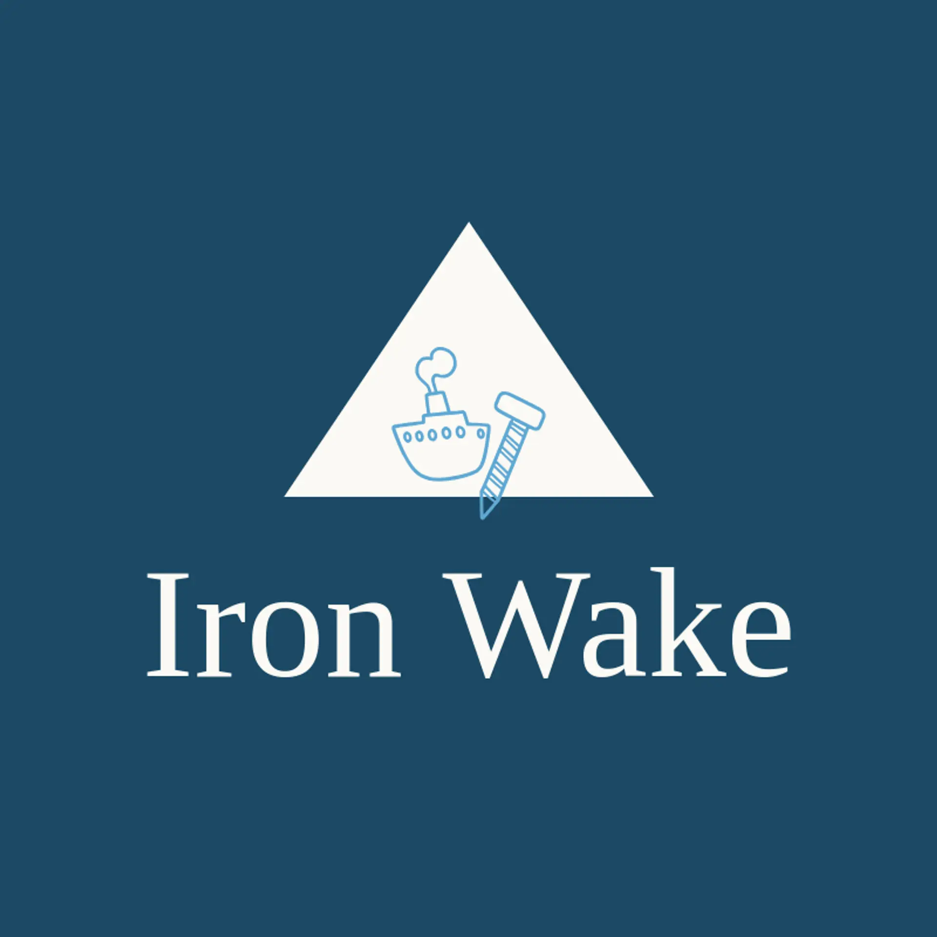 Iron Wake logo for shipping
