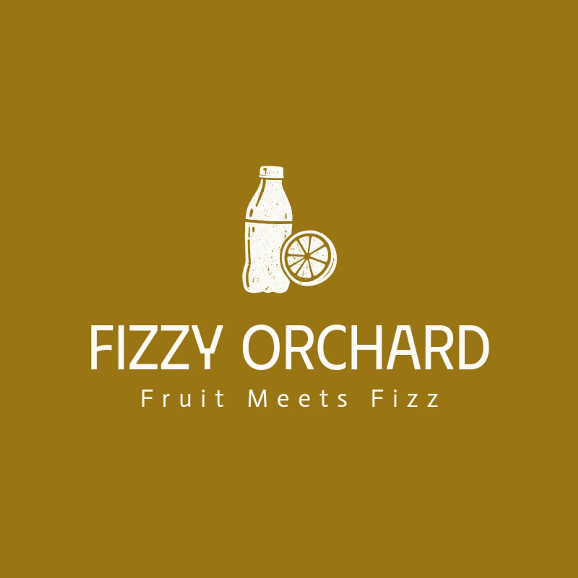 Fizzy Orchard logo for soda