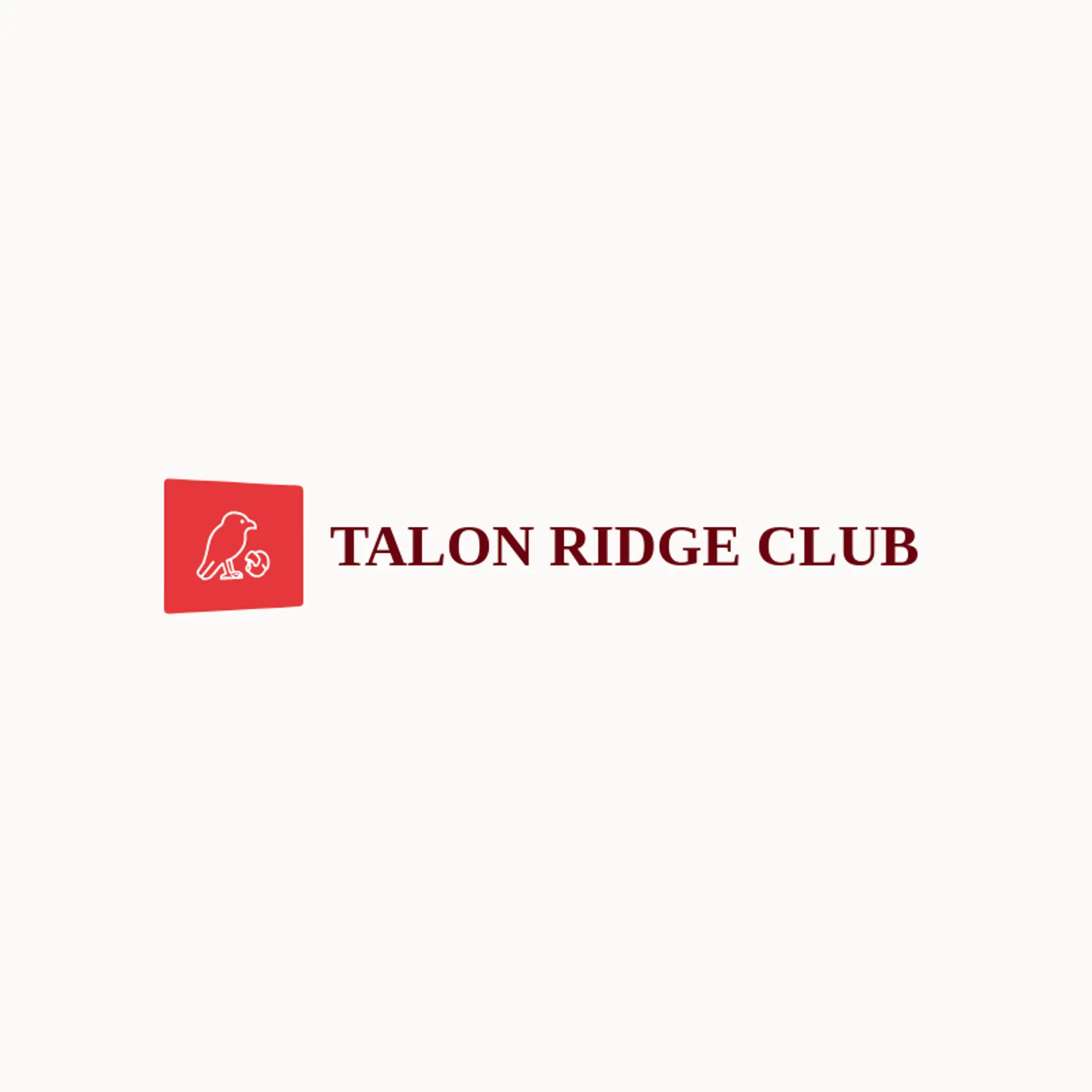 Talon Ridge Club logo for hawk