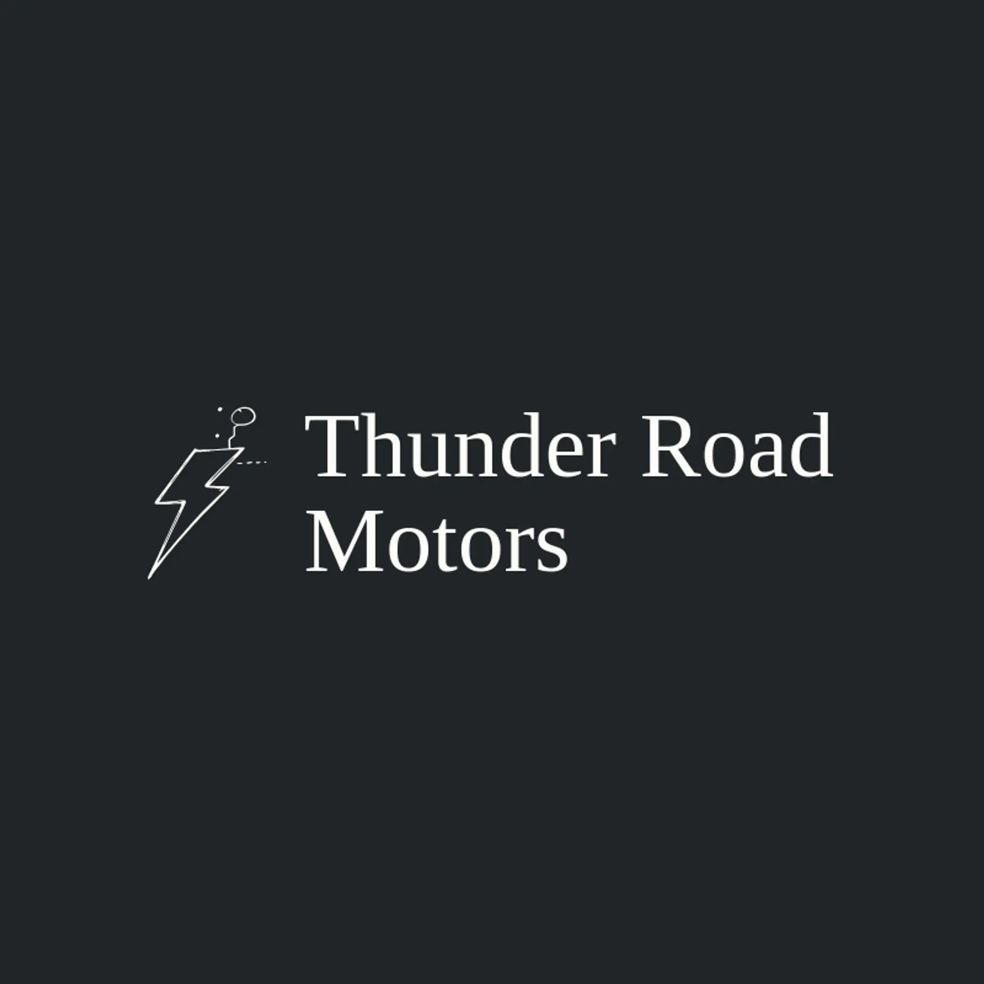 Thunder Road Motors logo for thunder