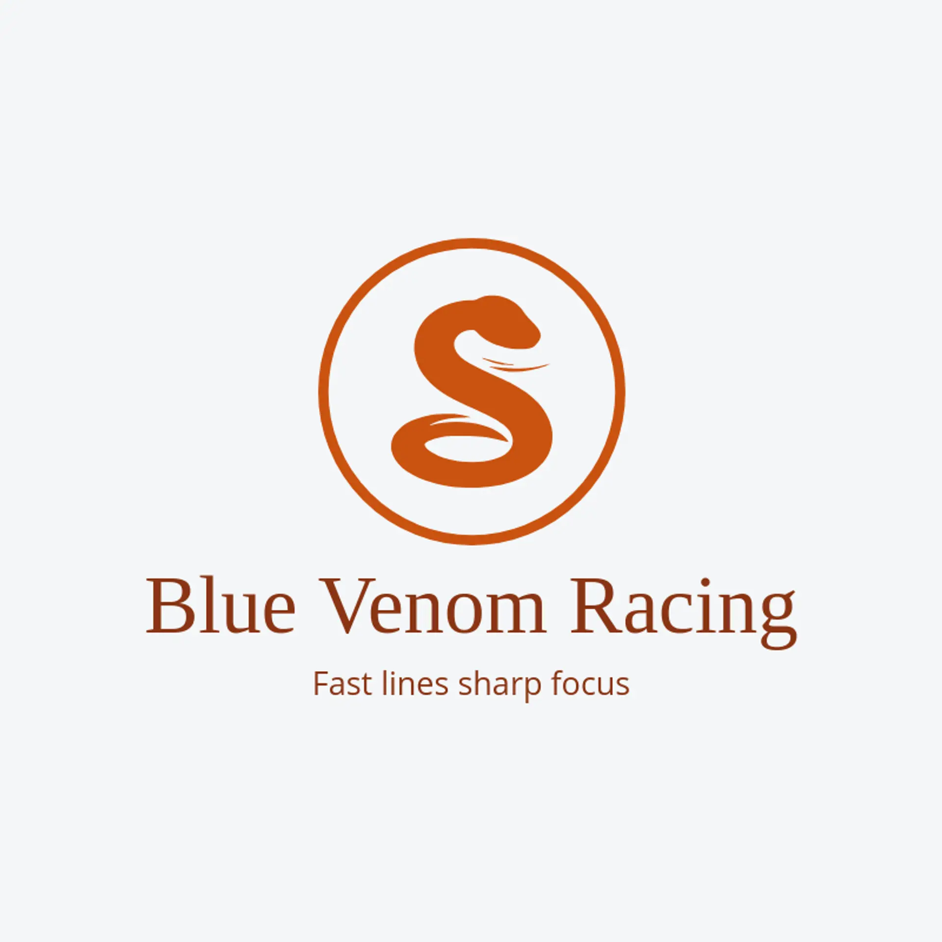Blue Venom Racing logo for venom