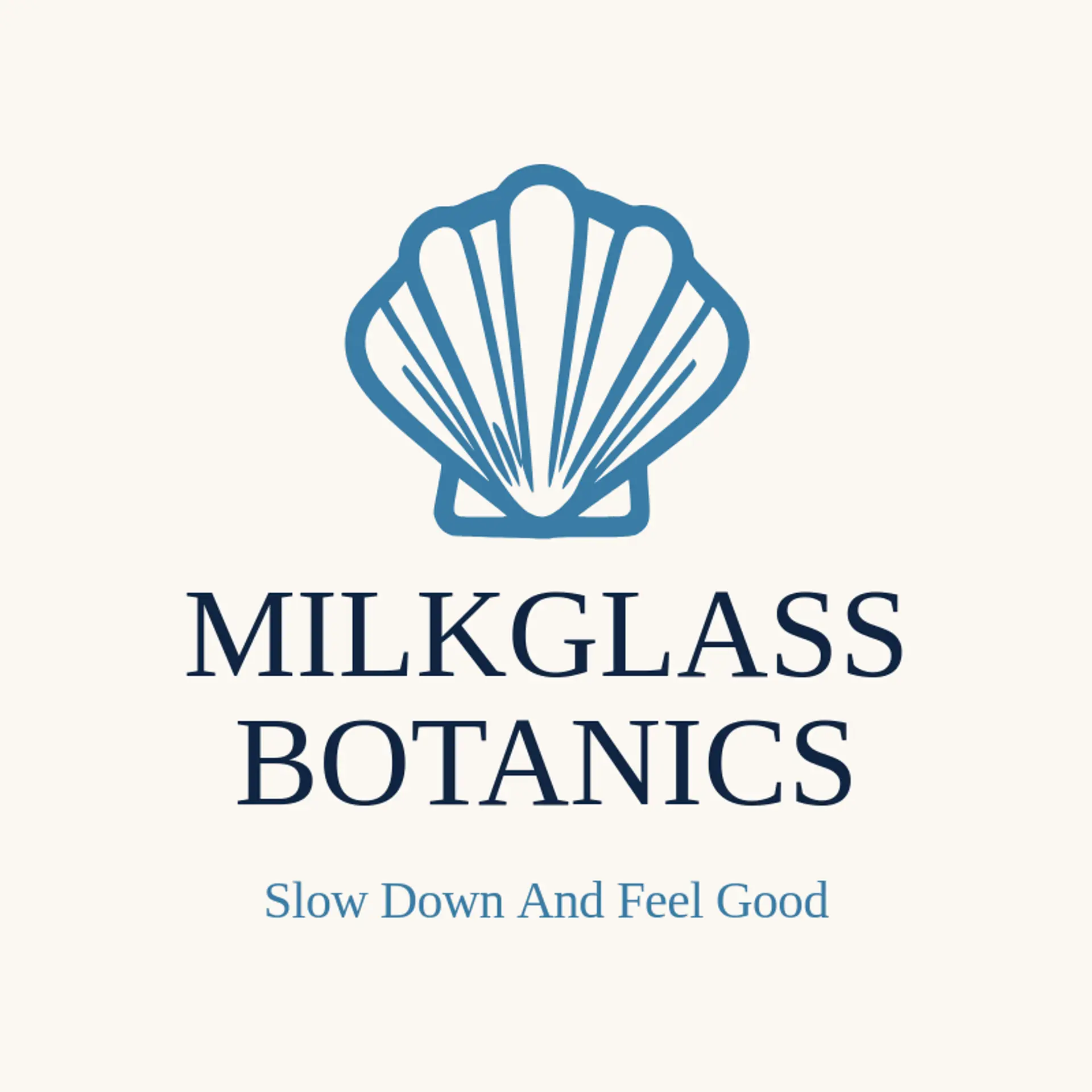 Milkglass Botanics logo for skincare