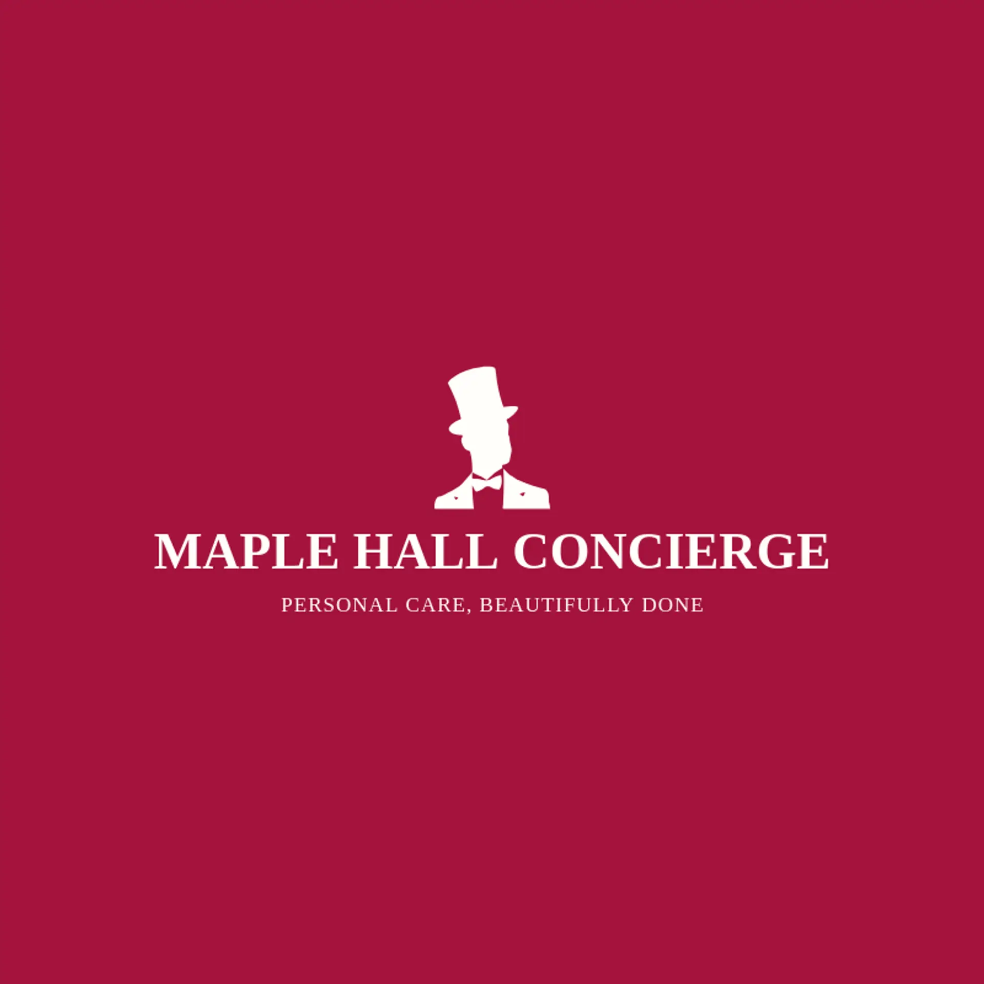 Maple Hall Concierge logo for butler