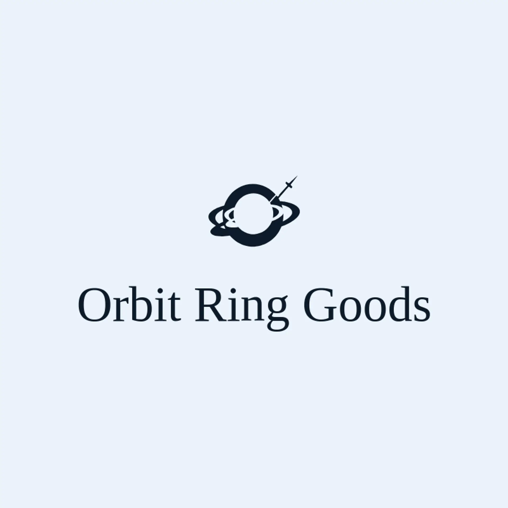 Orbit Ring Goods logo for shooting star