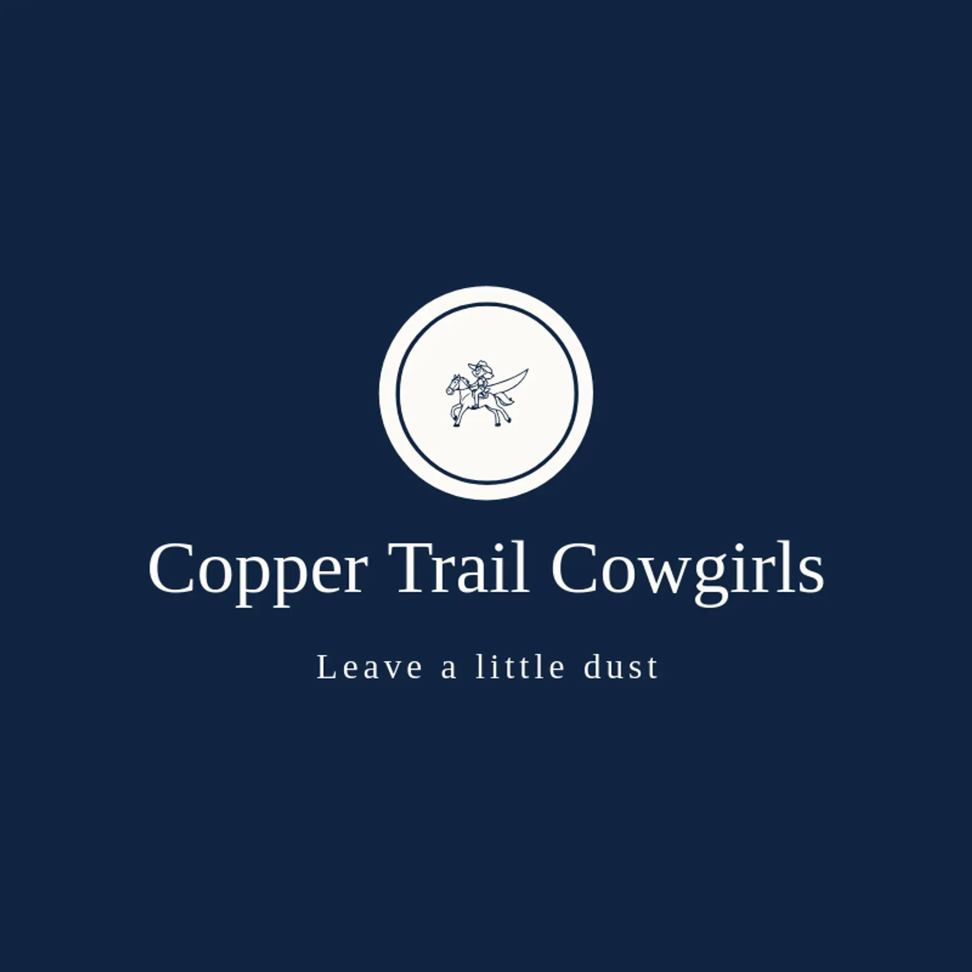 Copper Trail Cowgirls logo for cowgirl