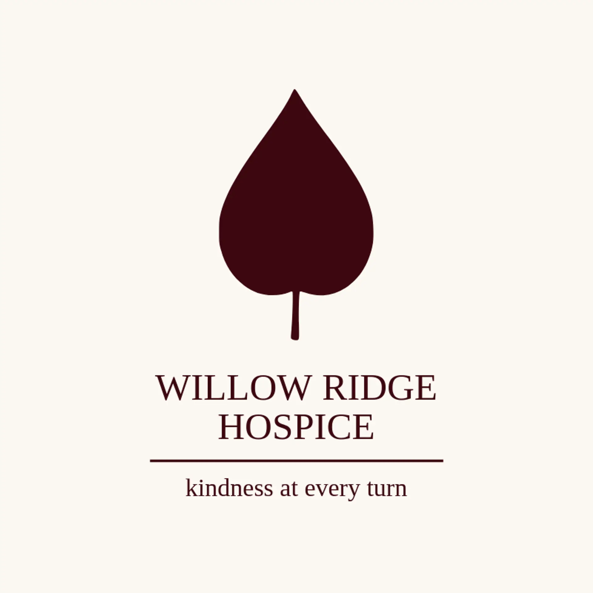 Willow Ridge Hospice logo for hospice