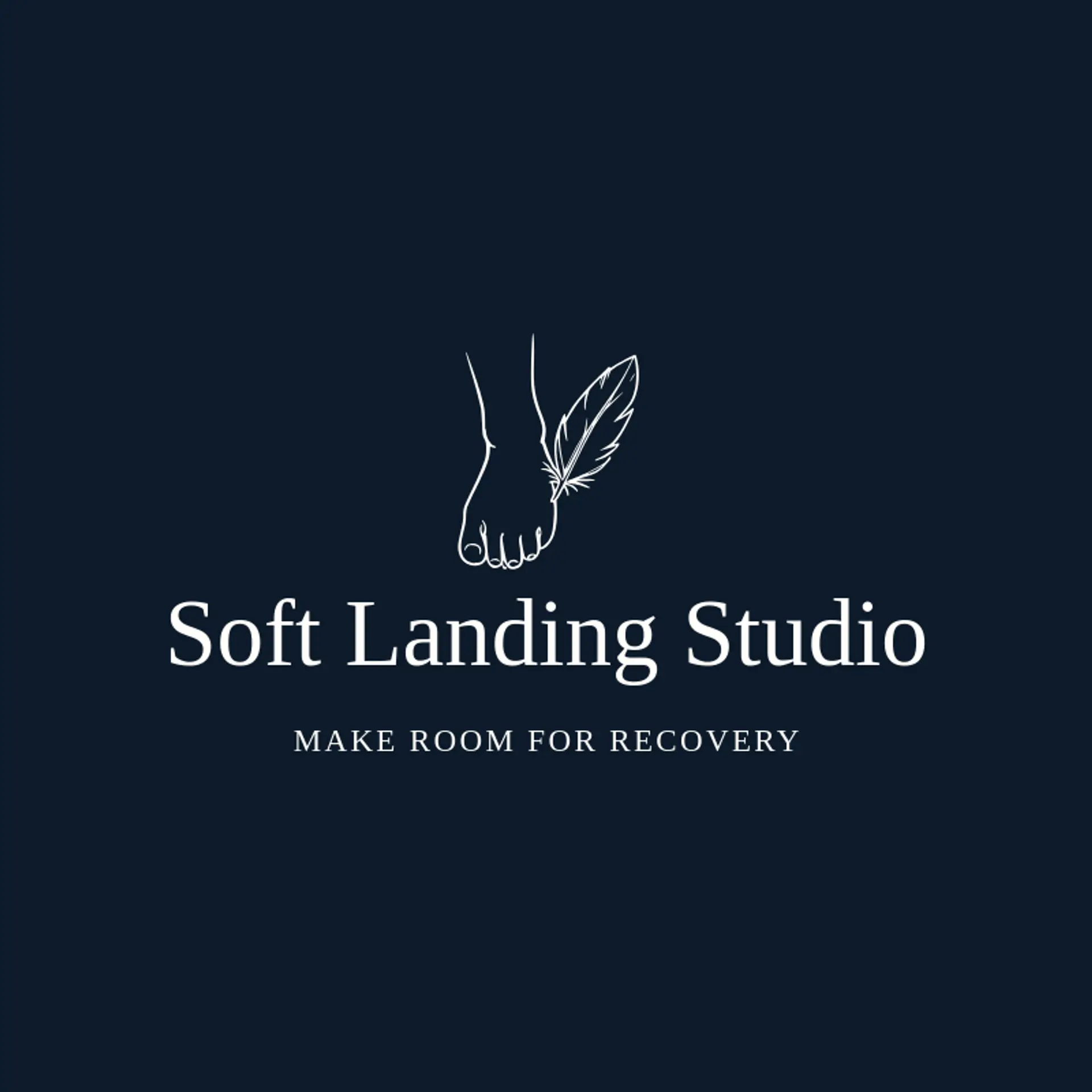 Soft Landing Studio logo for foot