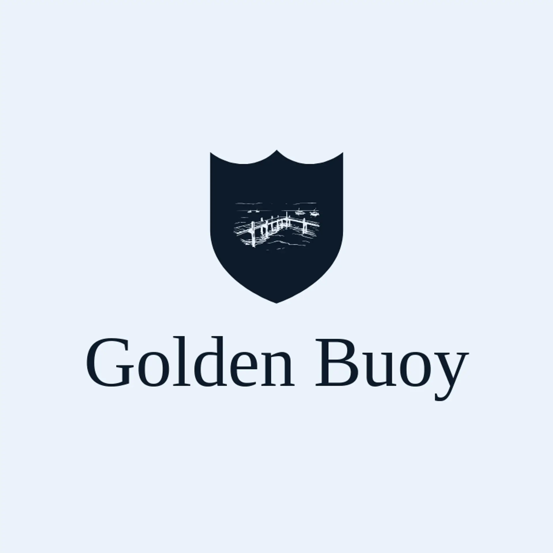 Golden Buoy logo for marina