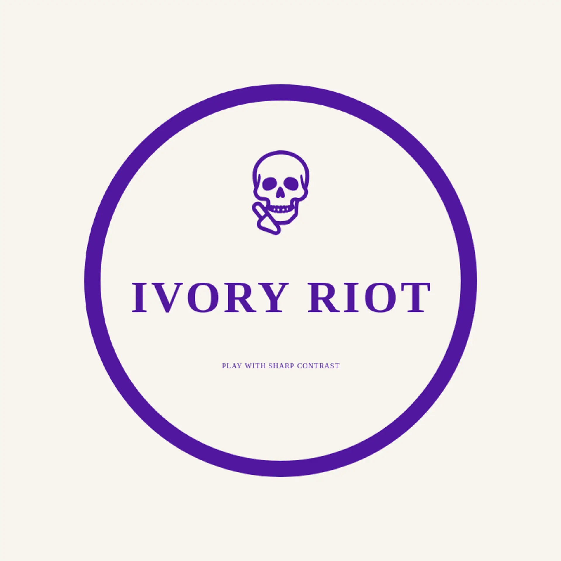Ivory Riot logo for rock music