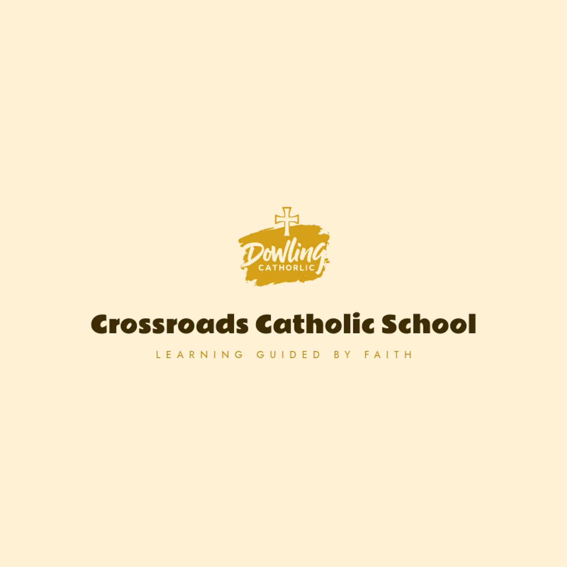 Crossroads Catholic School logo for catholic