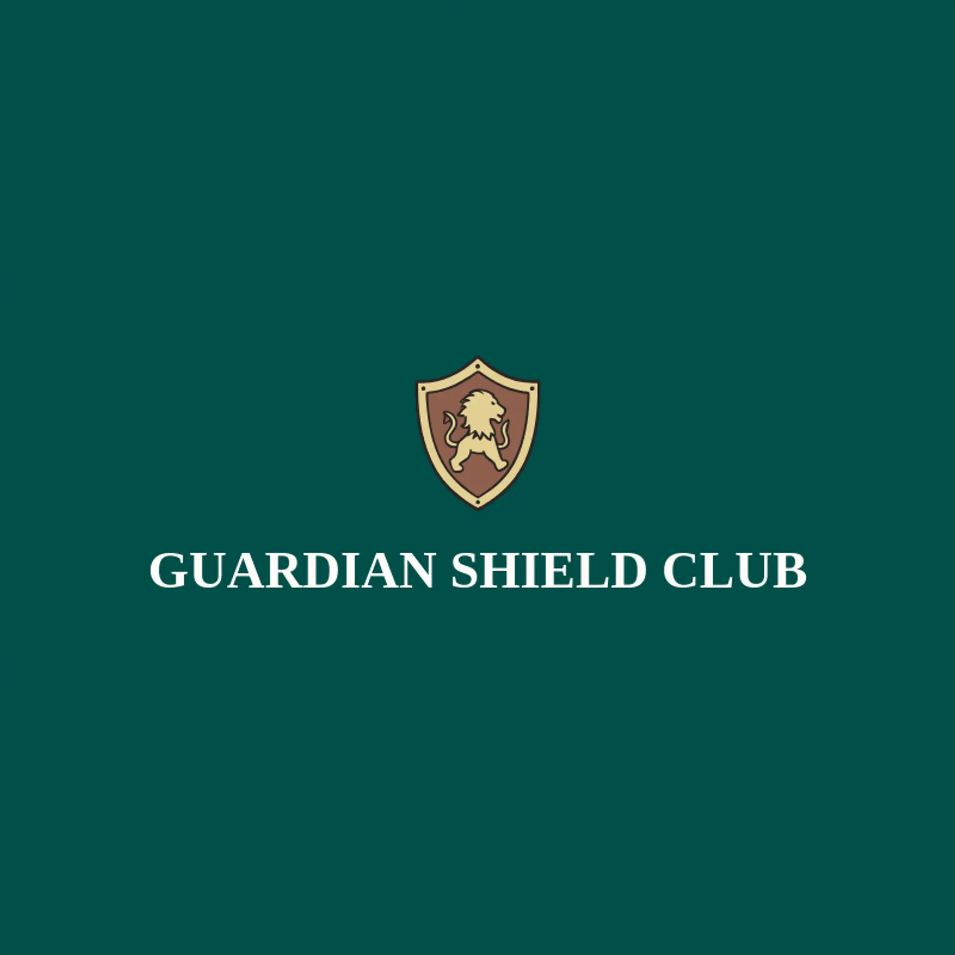 Guardian Shield Club logo for gladiator