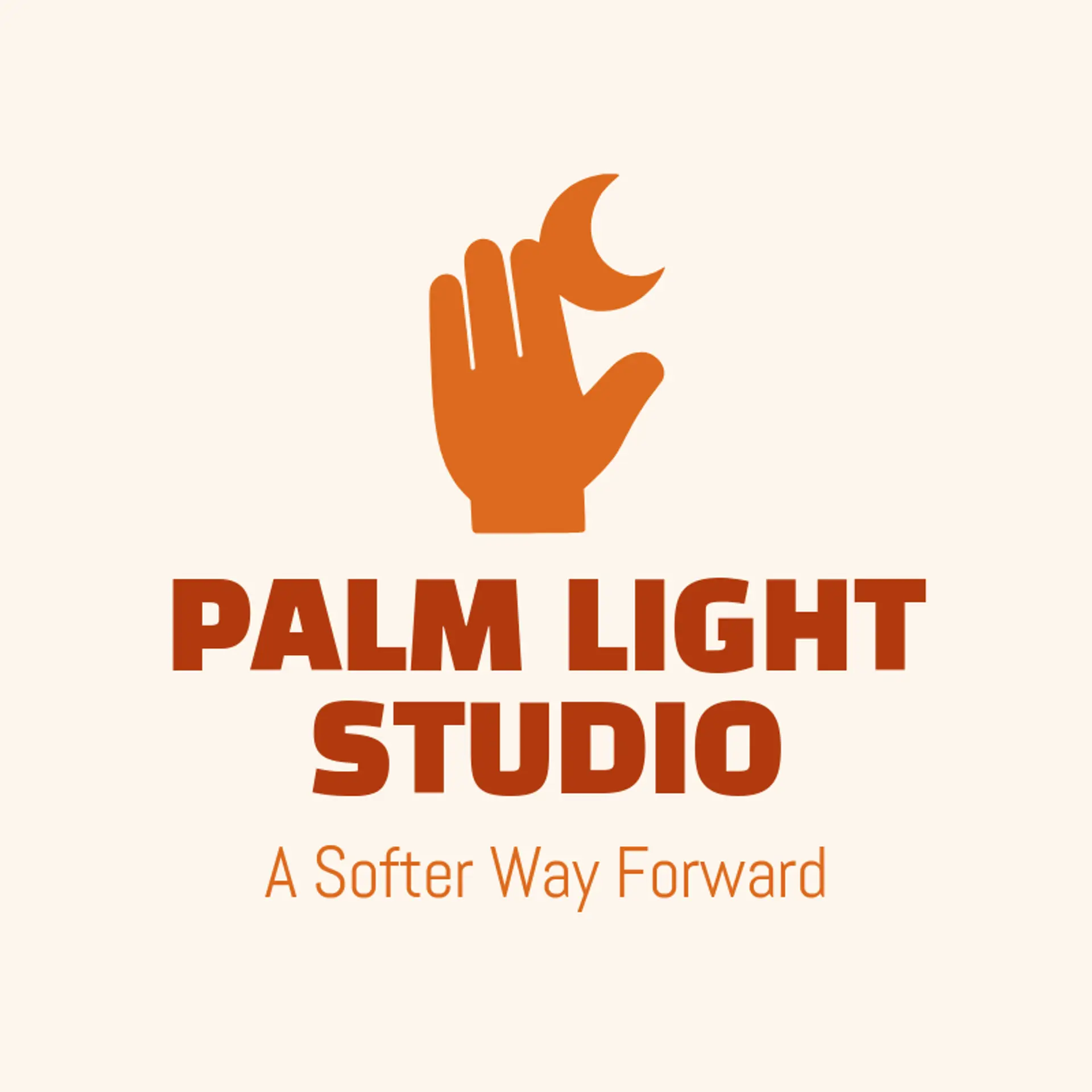 Palm Light Studio logo for hand