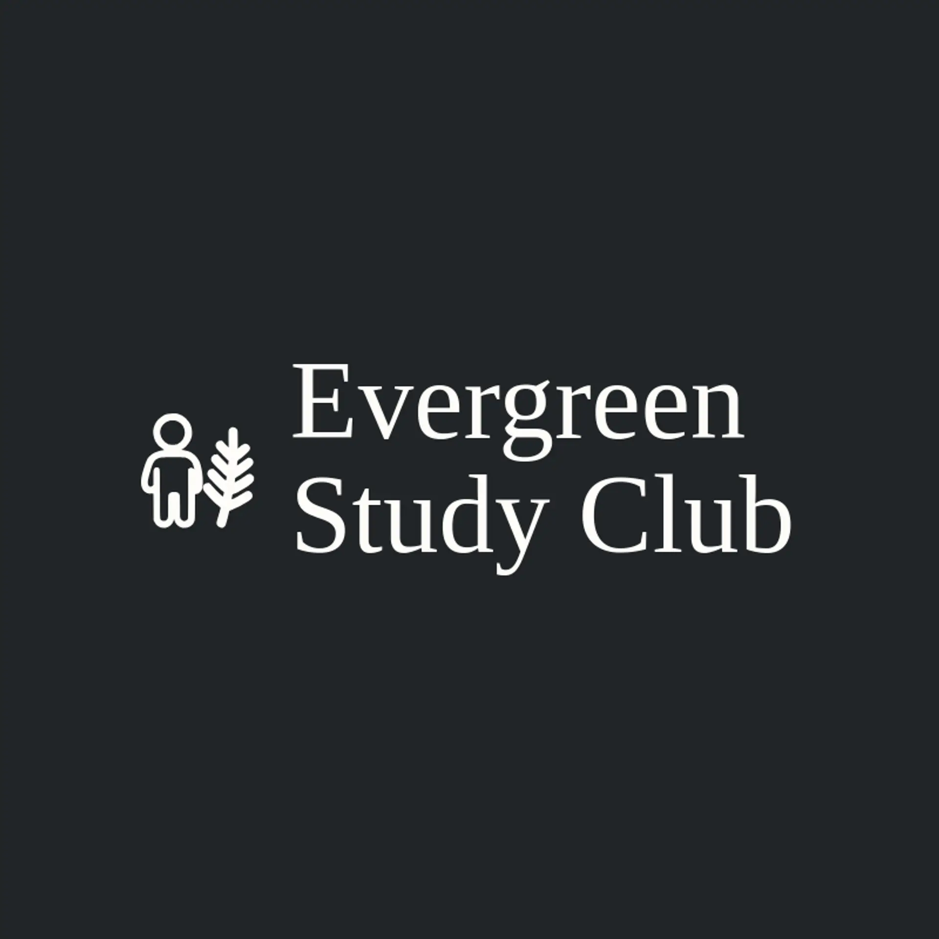 Evergreen Study Club logo for student