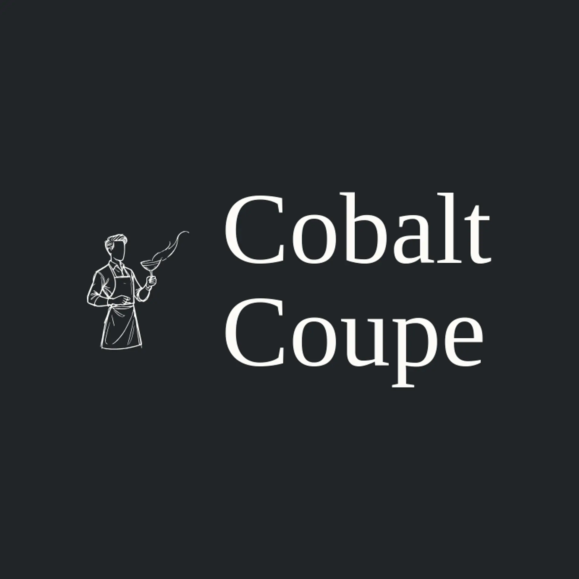 Cobalt Coupe logo for bartender