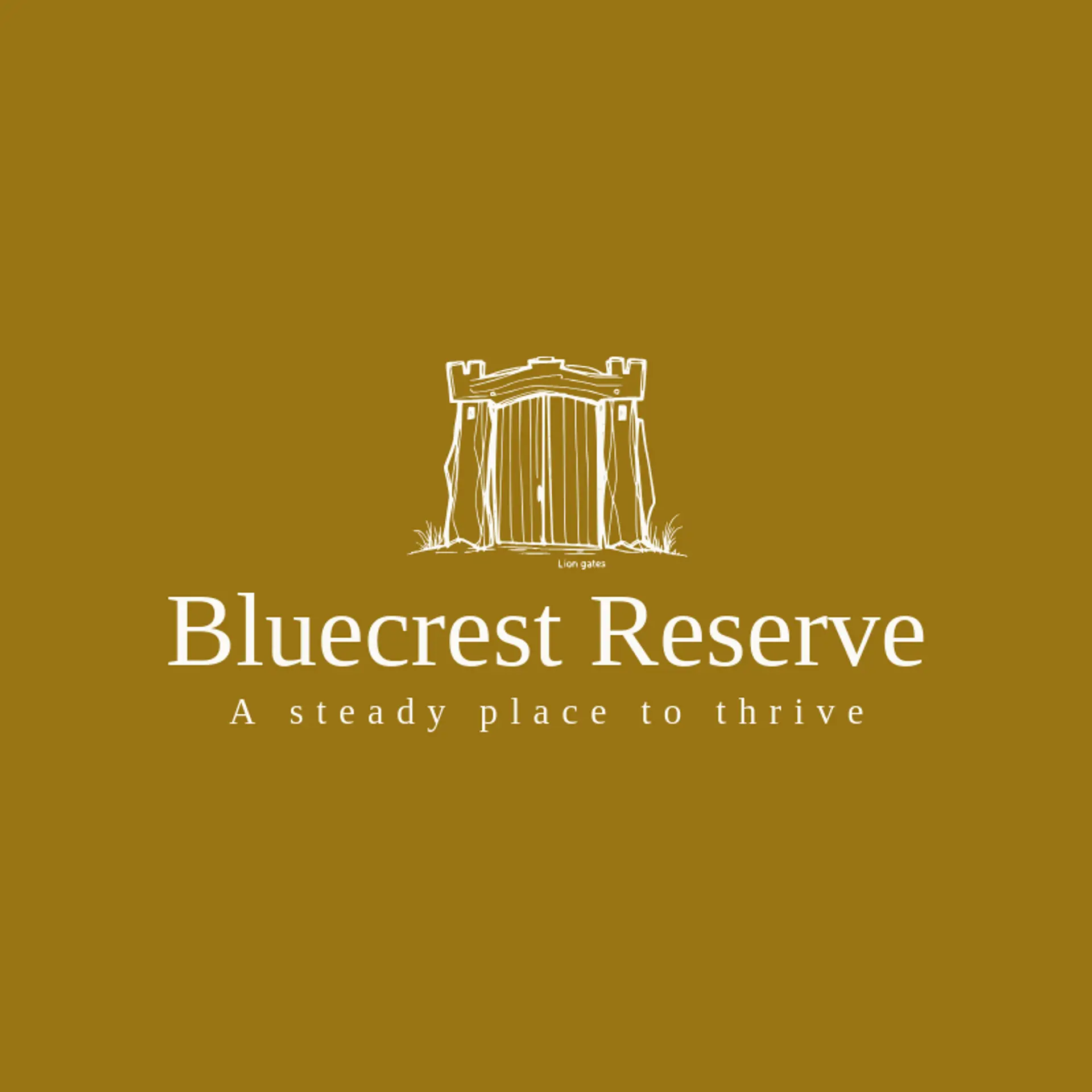 Bluecrest Reserve logo for fortress