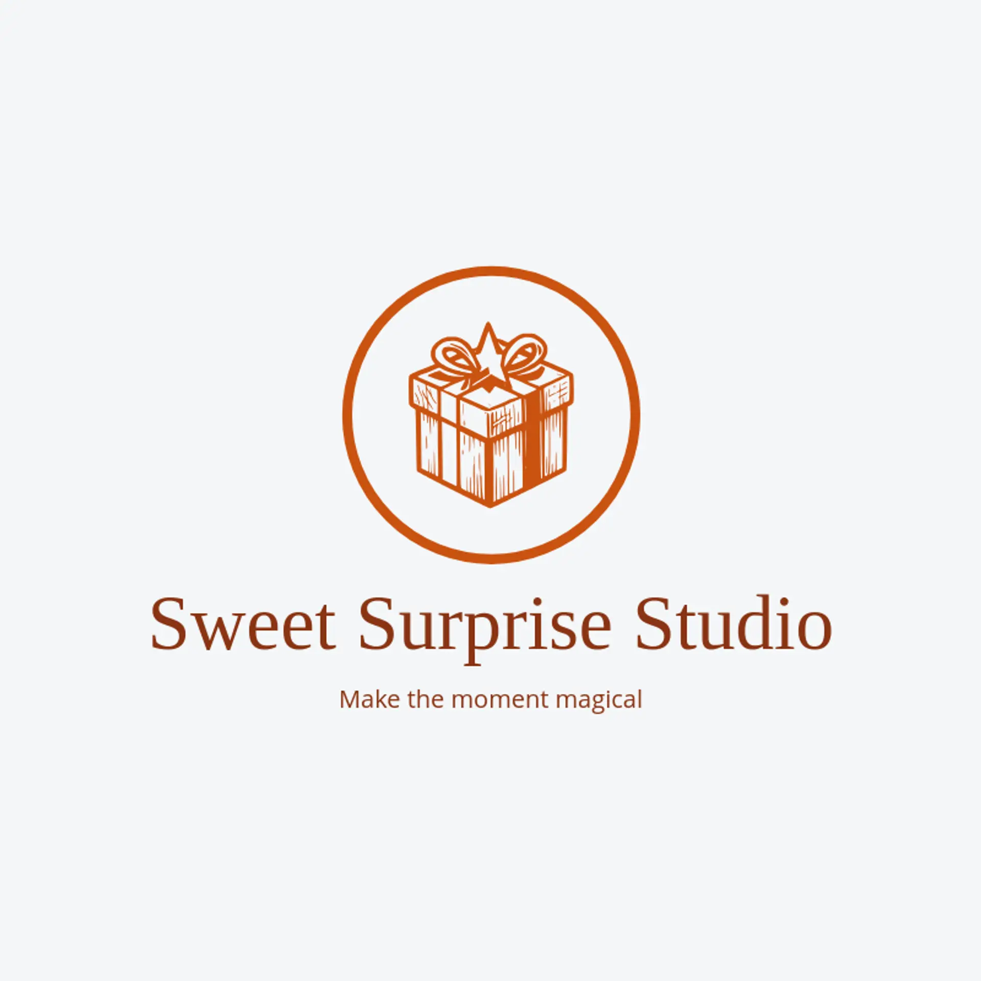 Sweet Surprise Studio logo for gift