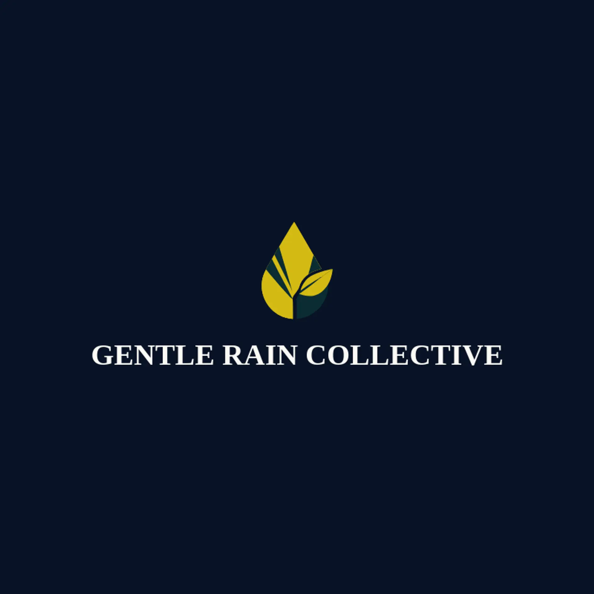 Gentle Rain Collective logo for faith