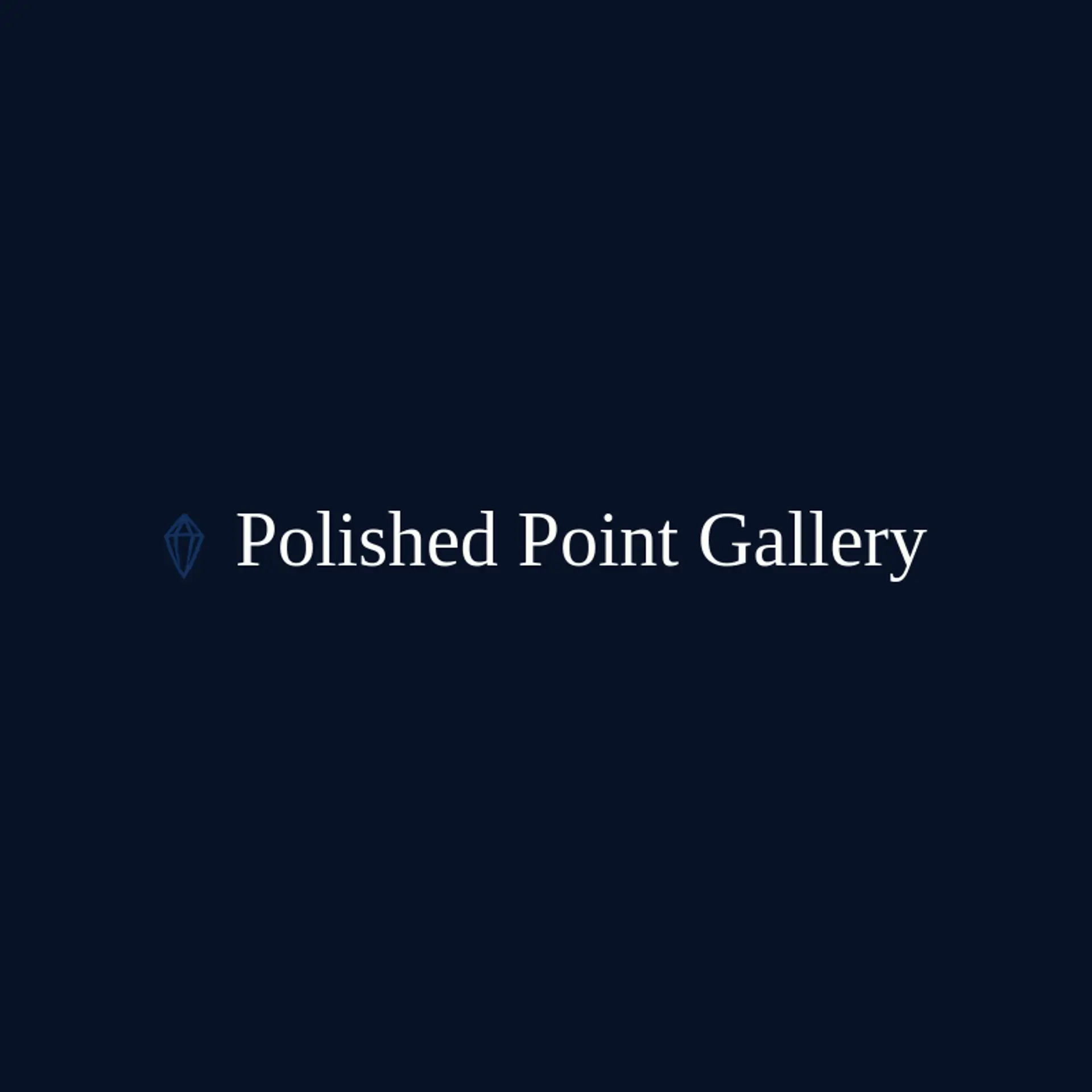 Polished Point Gallery logo for crystal