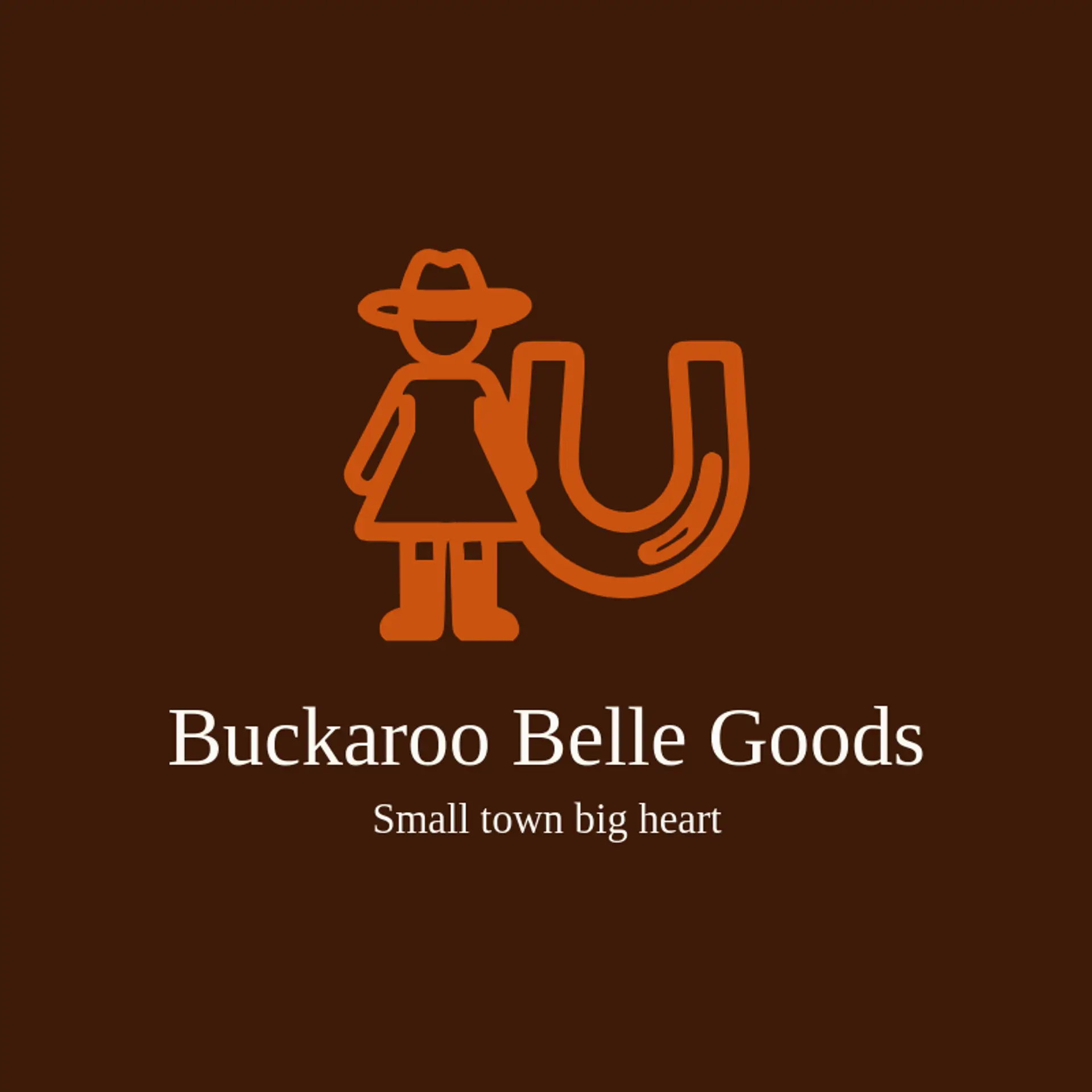 Buckaroo Belle Goods logo for cowgirl