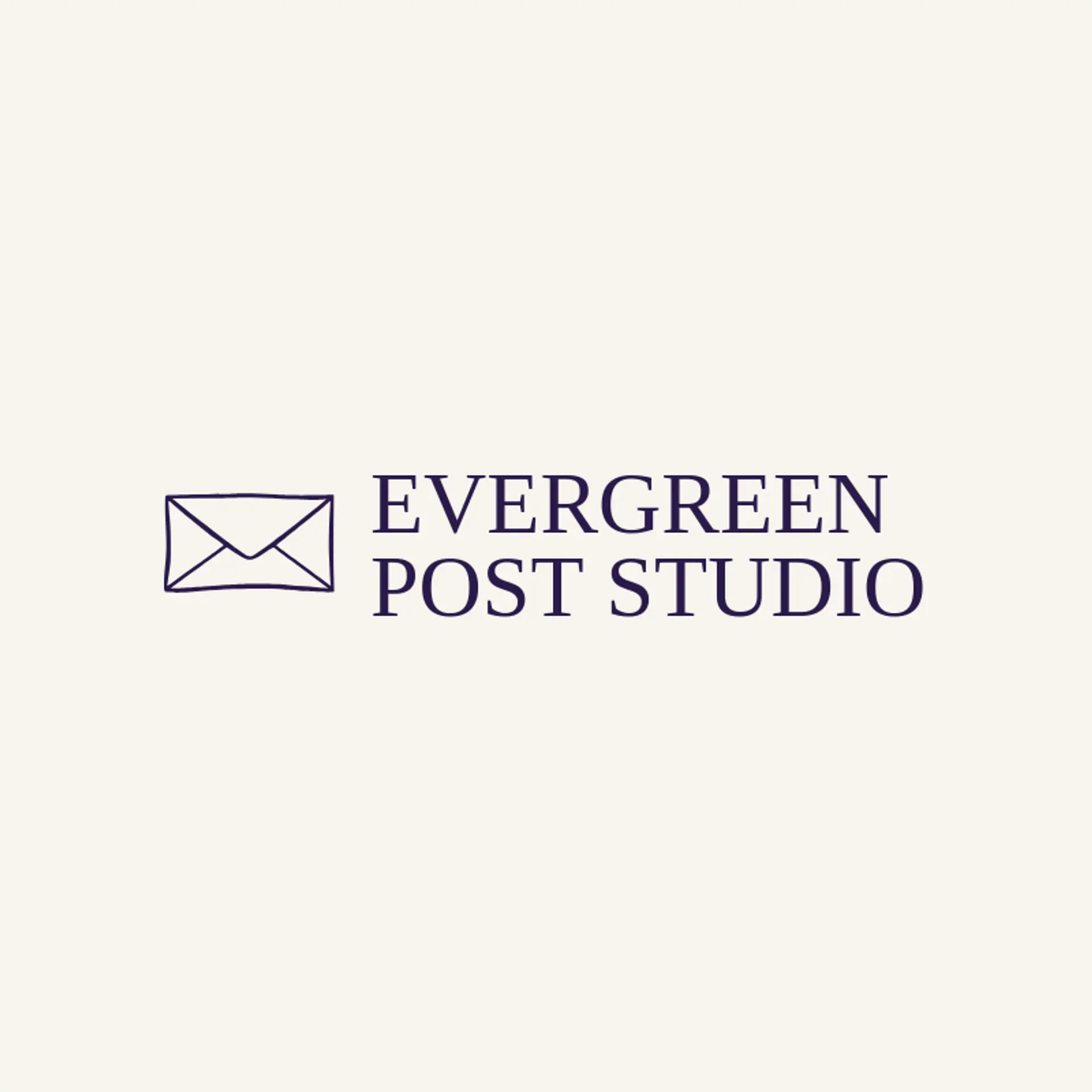 Evergreen Post Studio logo for postal