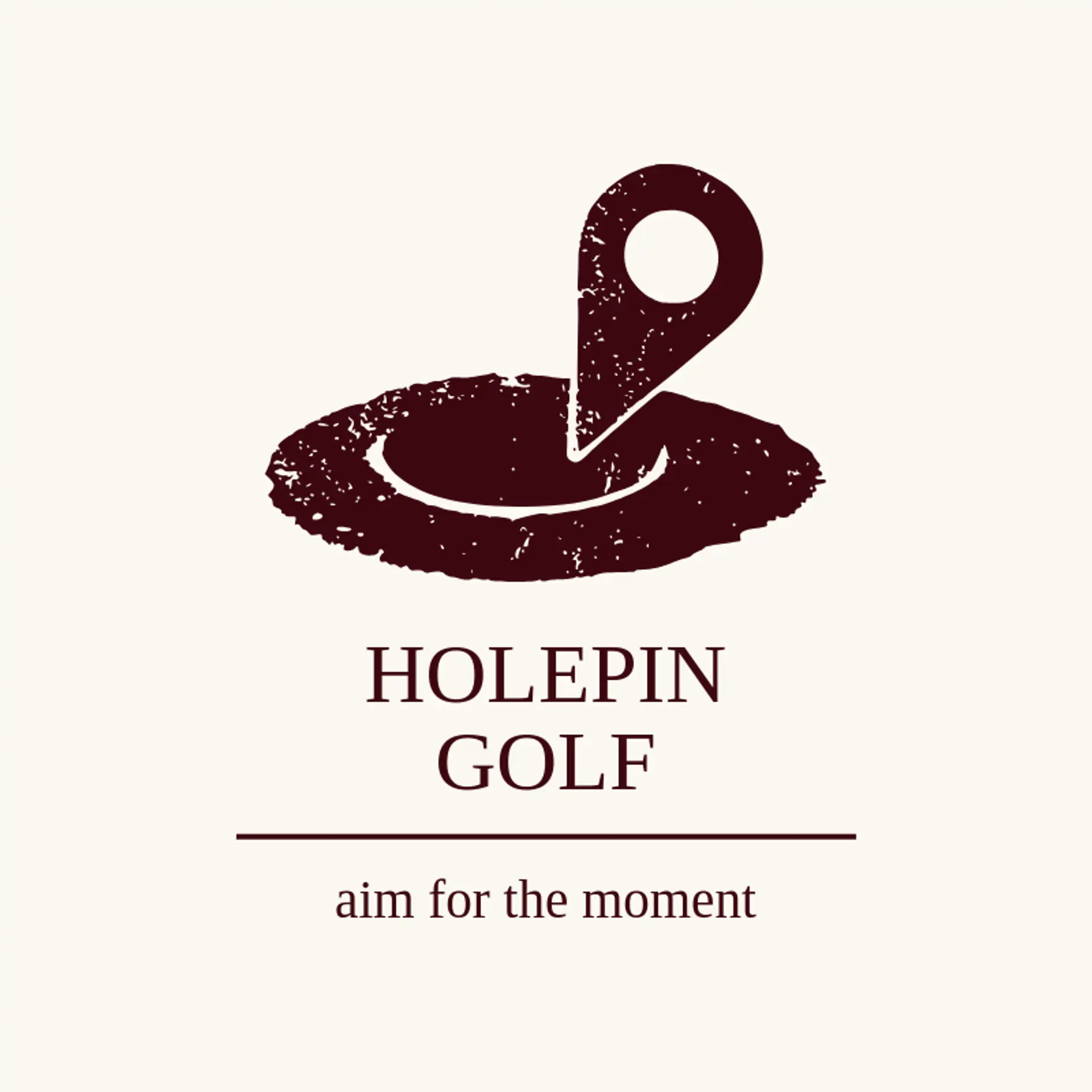 Holepin Golf logo for hole