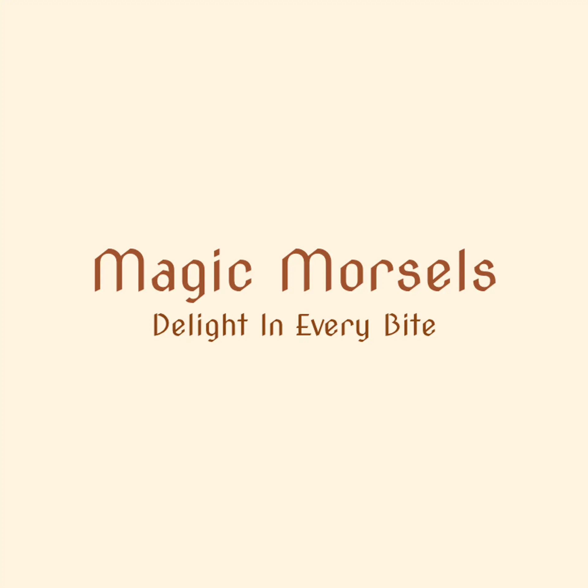 Magic Morsels logo for cake