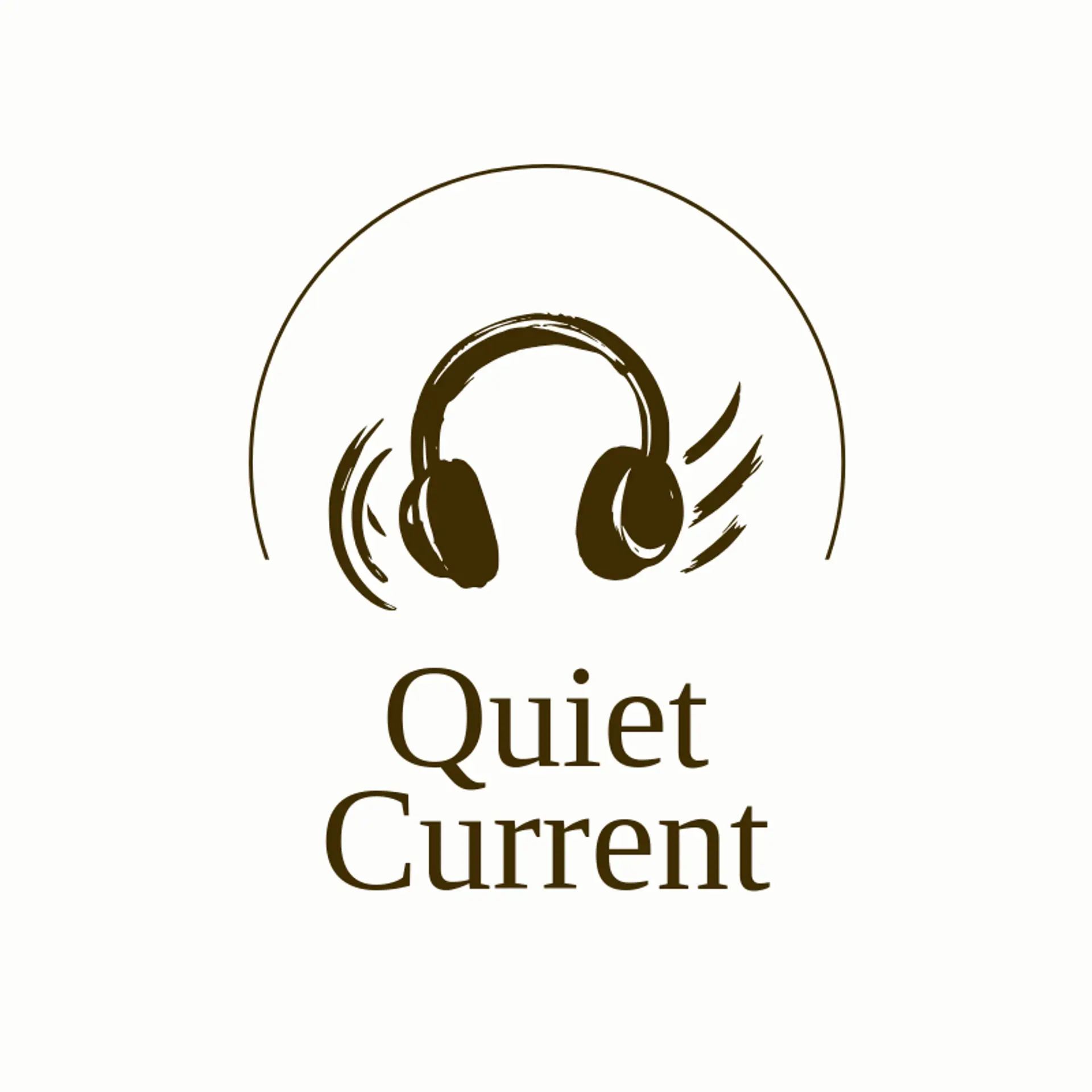 Quiet Current logo for headphone
