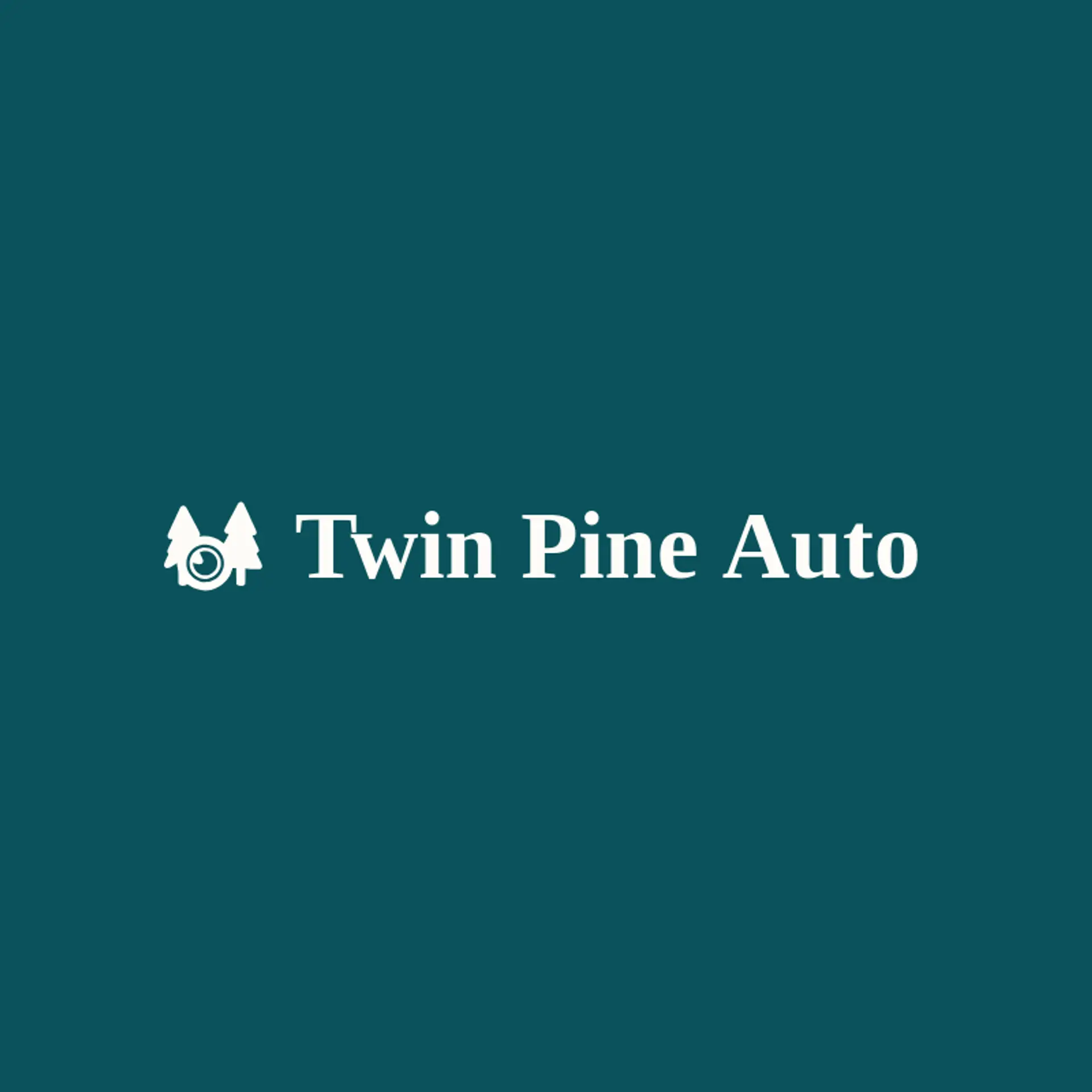 Twin Pine Auto logo for car repair