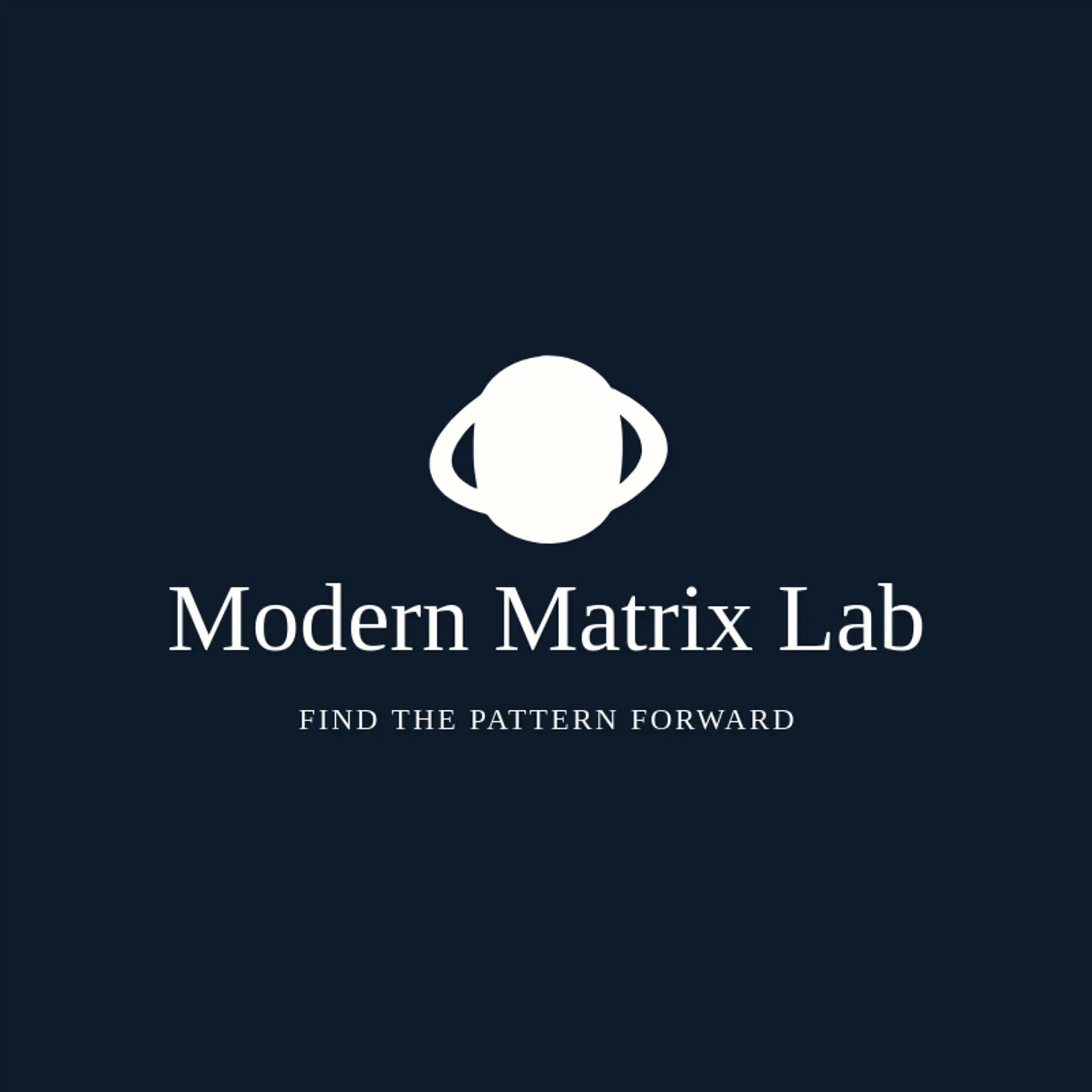 Modern Matrix Lab logo for grid