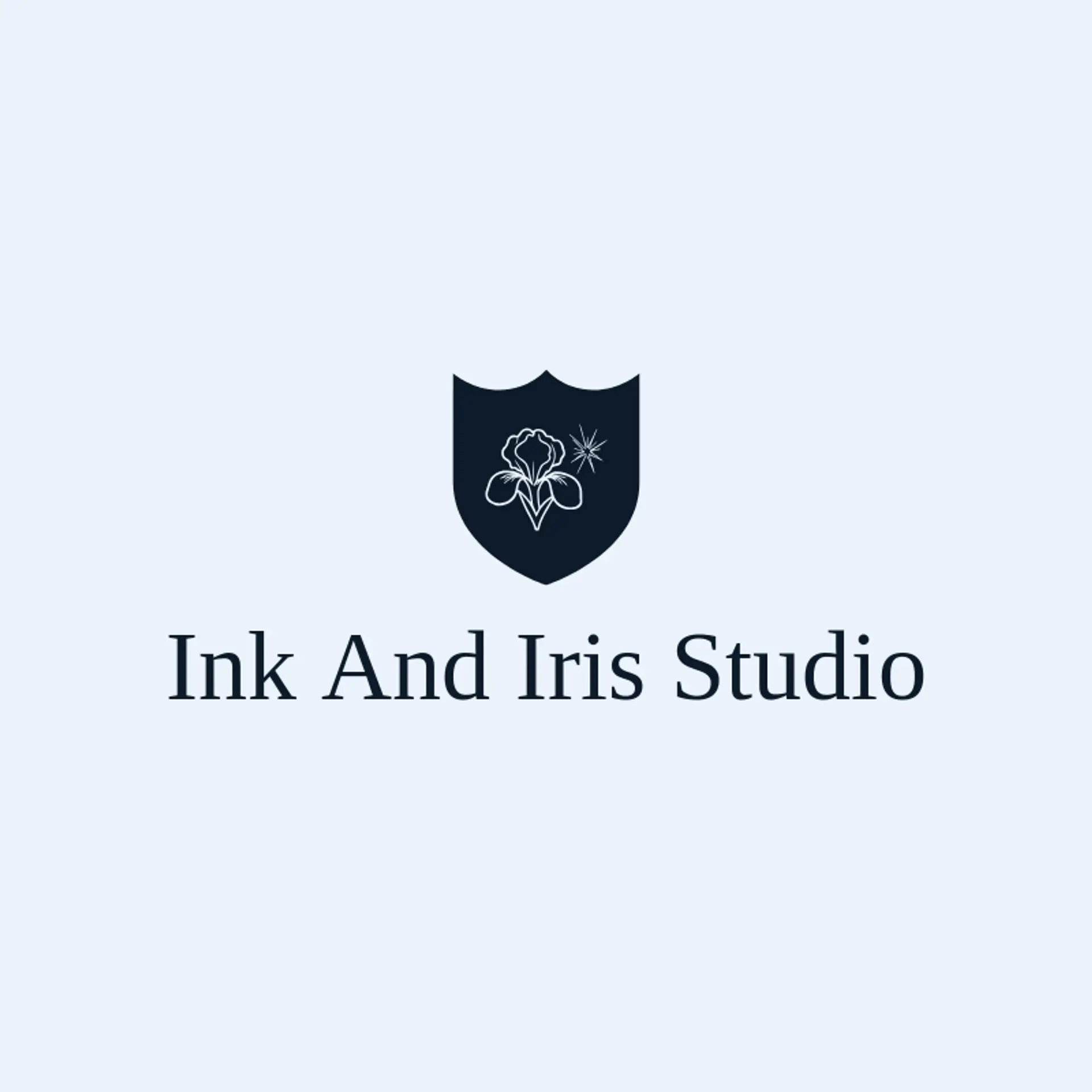 Ink and Iris Studio logo for tattoo shop