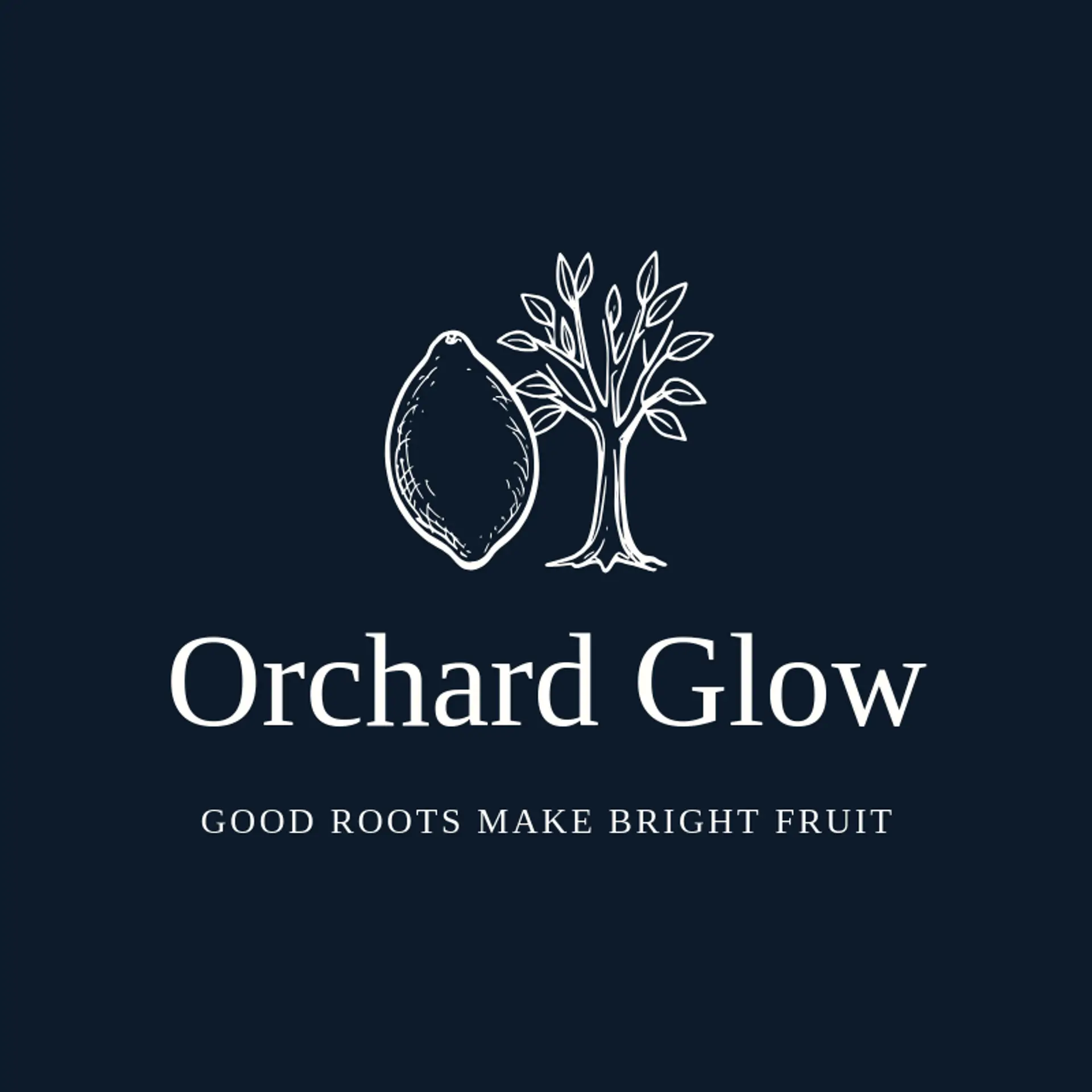 Orchard Glow logo for lemon