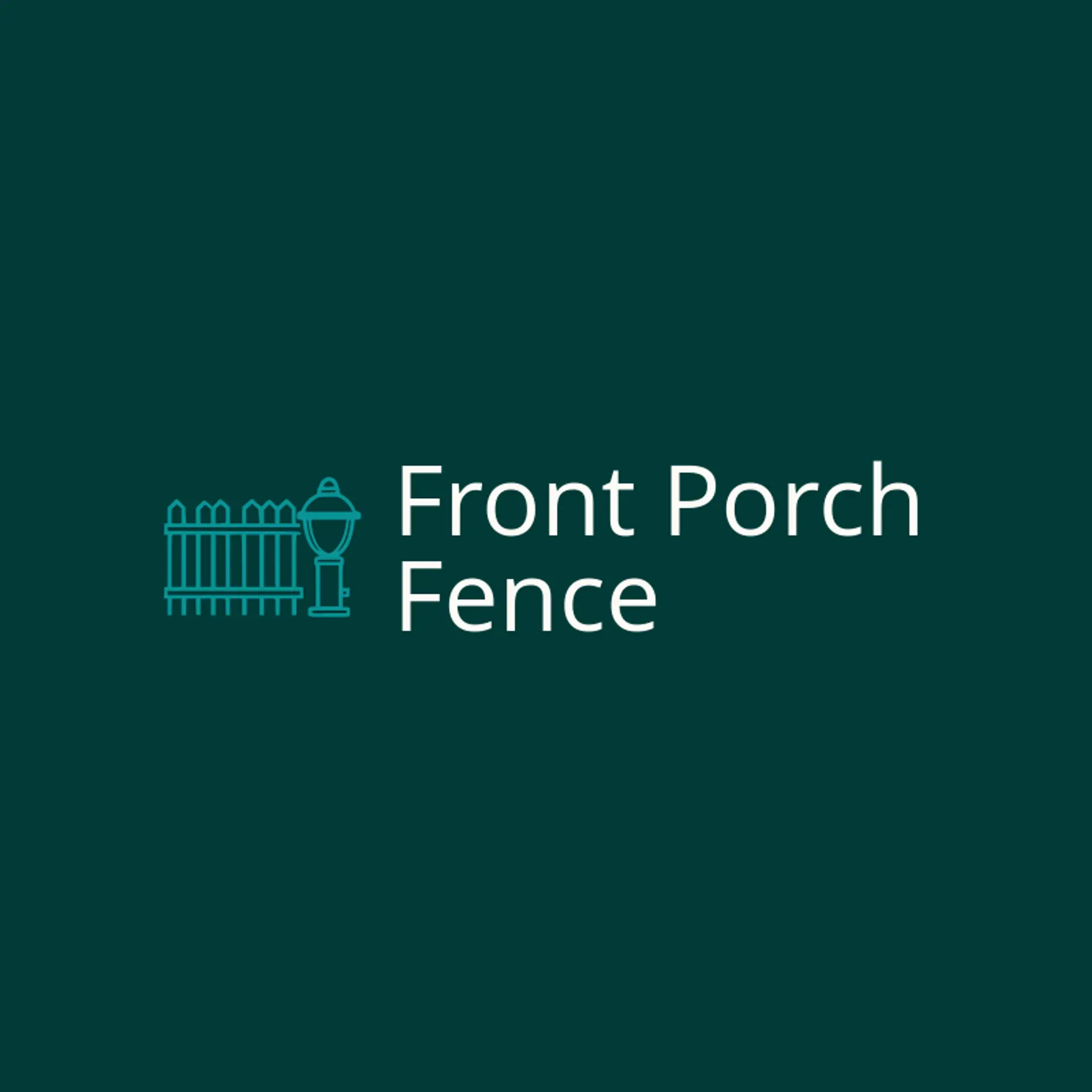 Front Porch Fence logo for fence