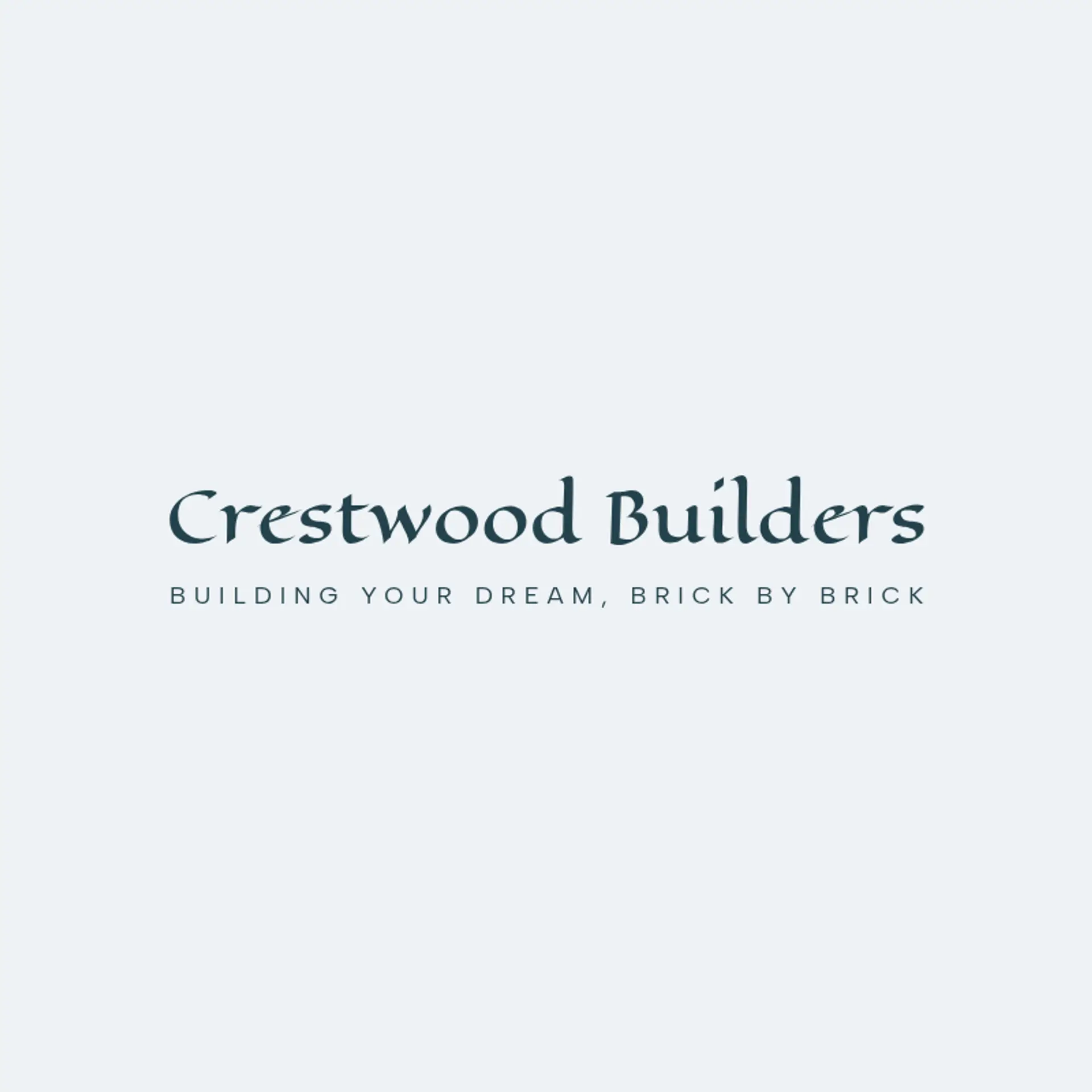 Crestwood Builders logo for house construction