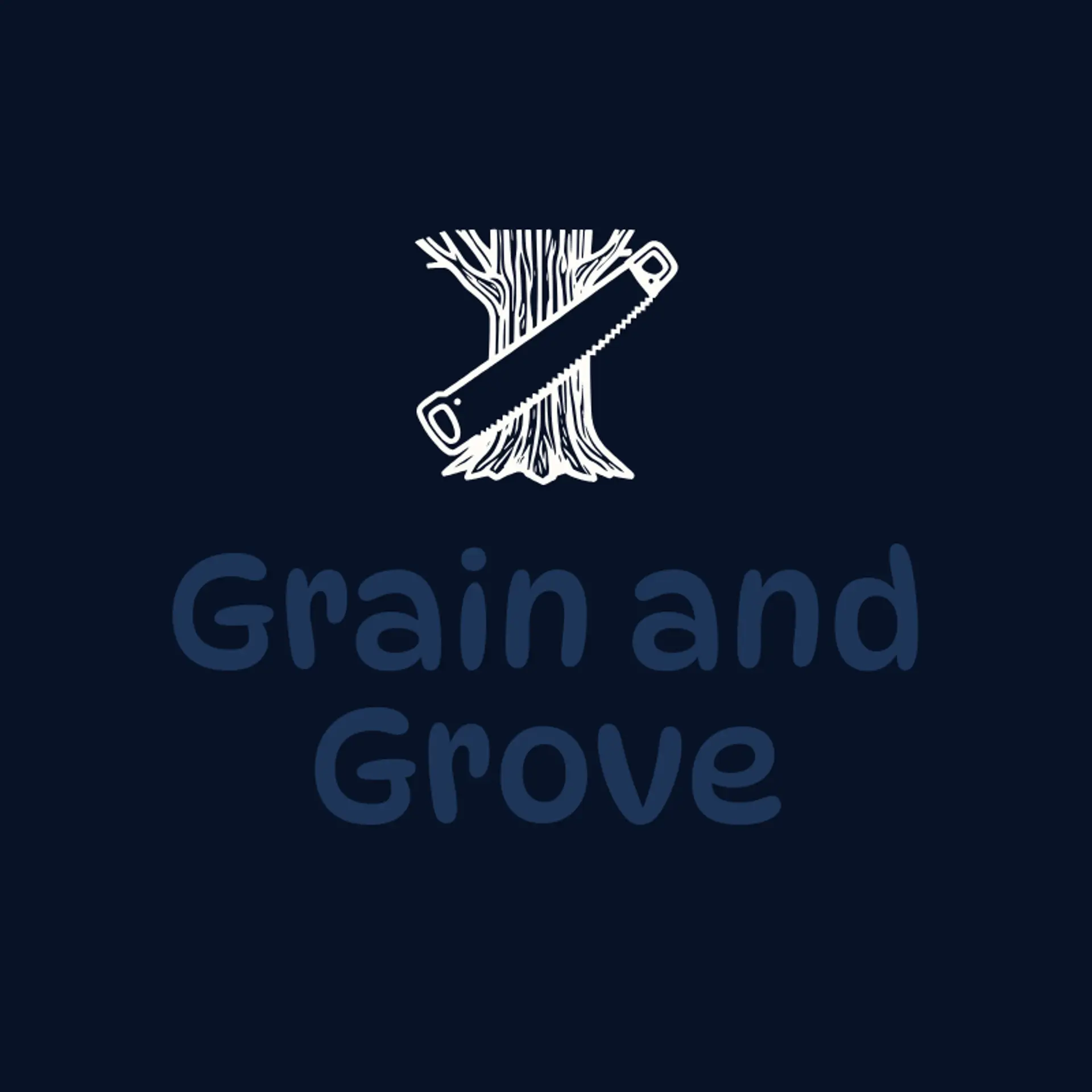 Grain and Grove logo for wood