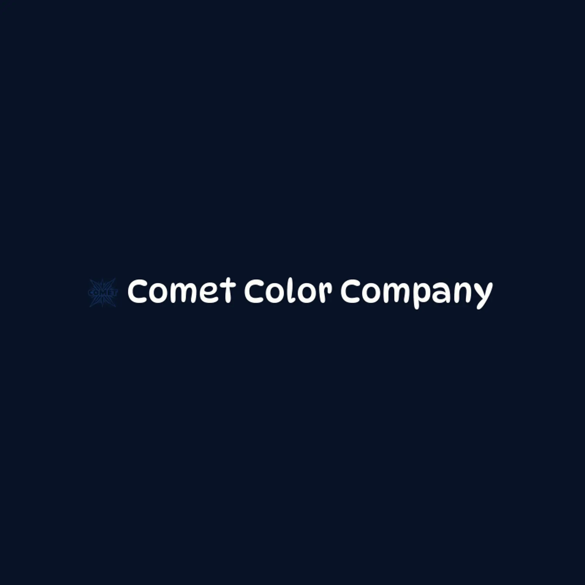 Comet Color Company logo for comet