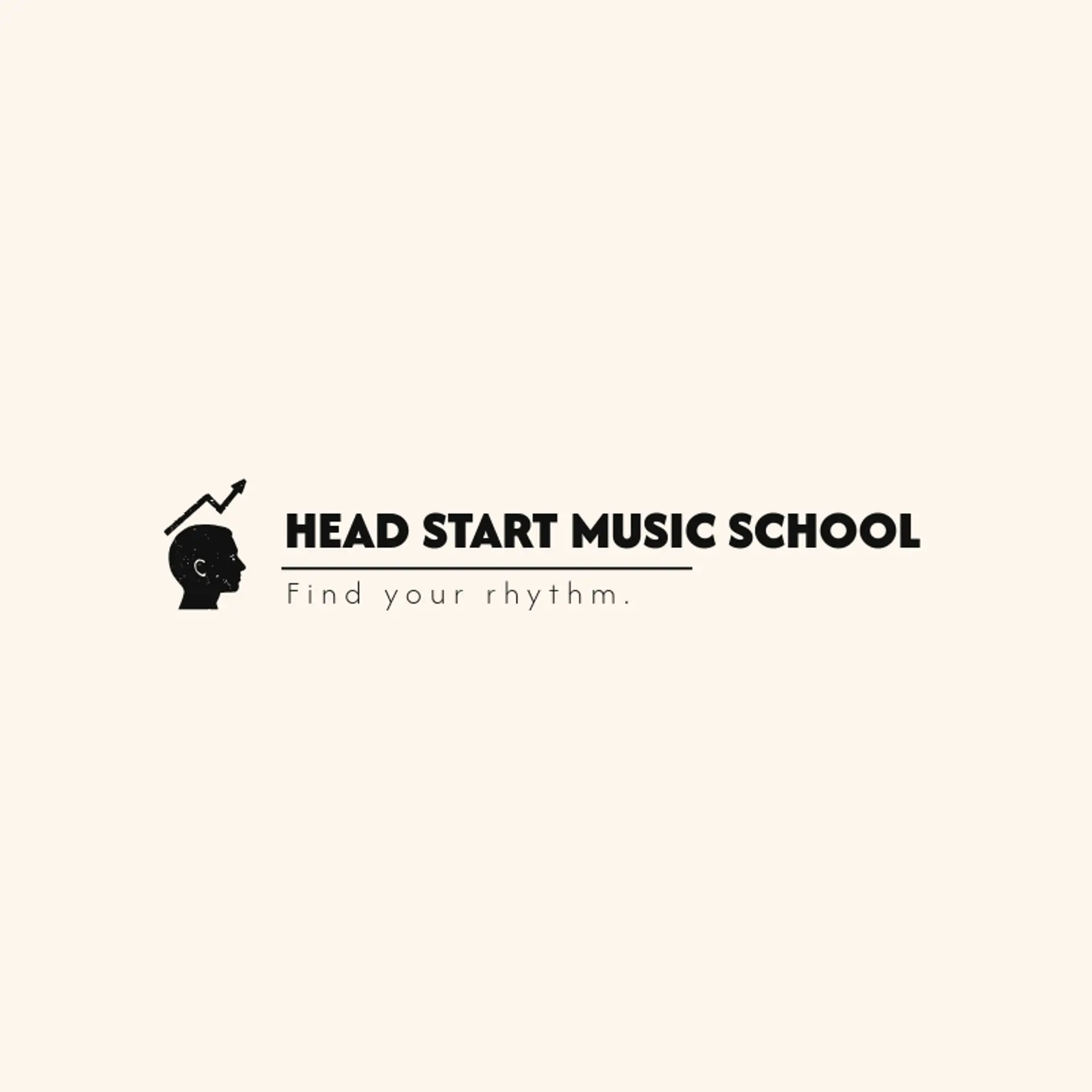 Head Start Music School logo for head