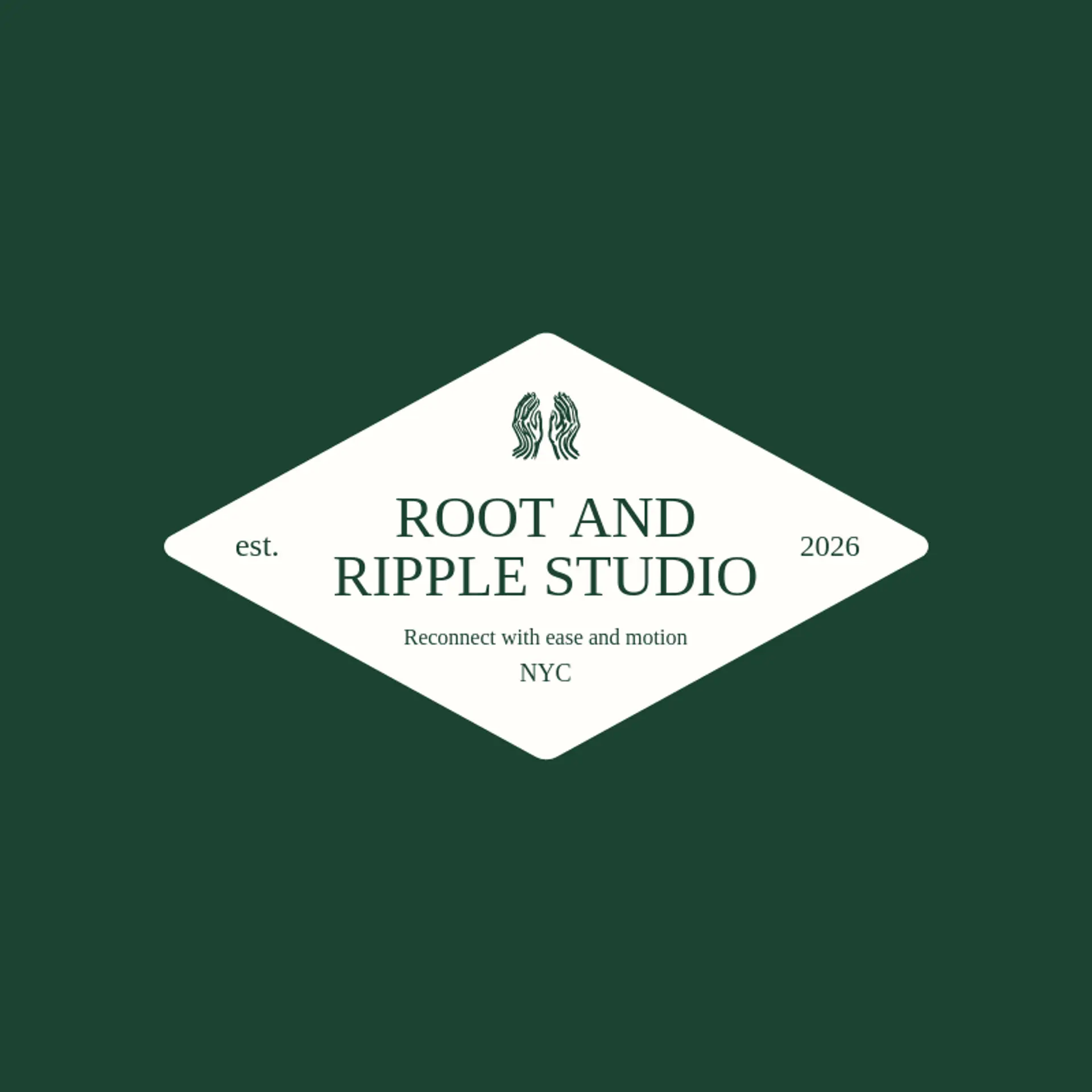 Root and Ripple Studio logo for massage therapy