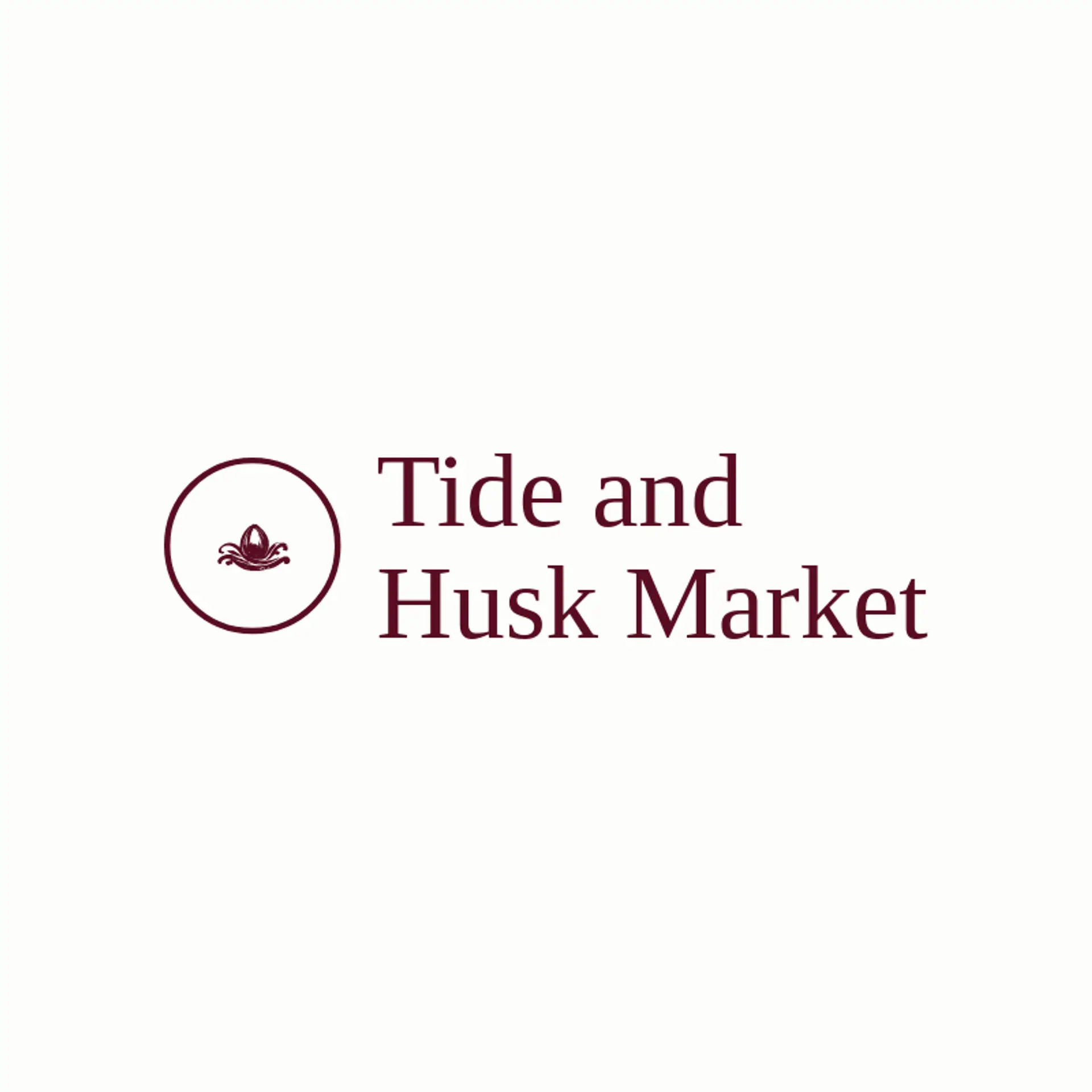Tide and Husk Market logo for coconut