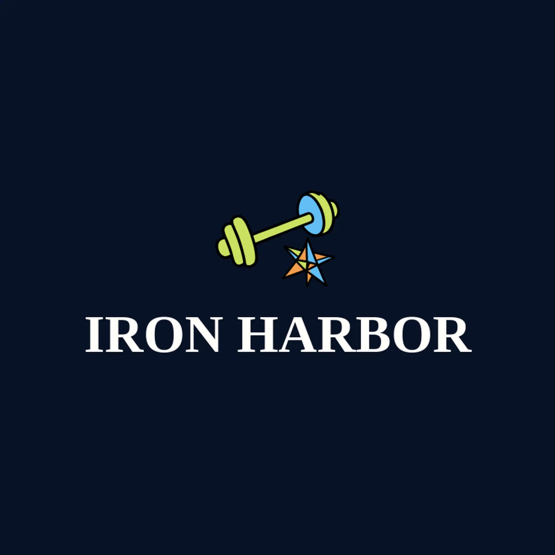 Iron Harbor logo for weightlifting