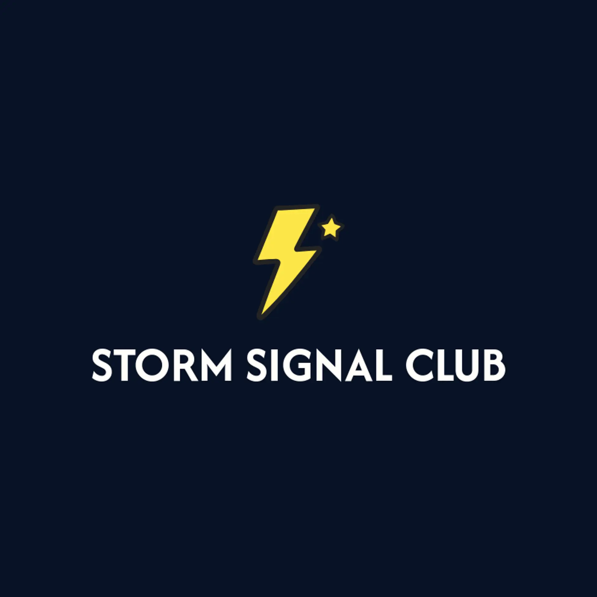 Storm Signal Club logo for storm