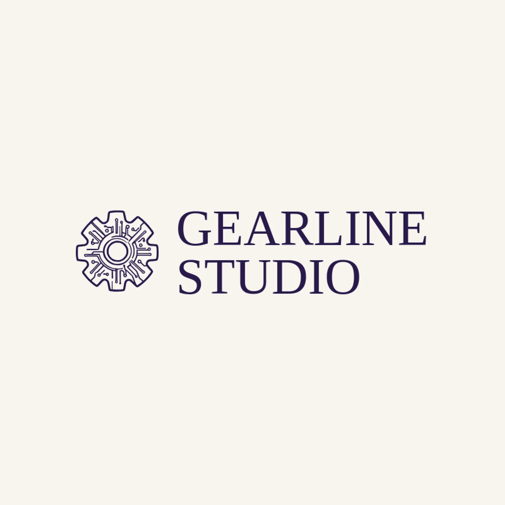 Gearline Studio logo for robotics