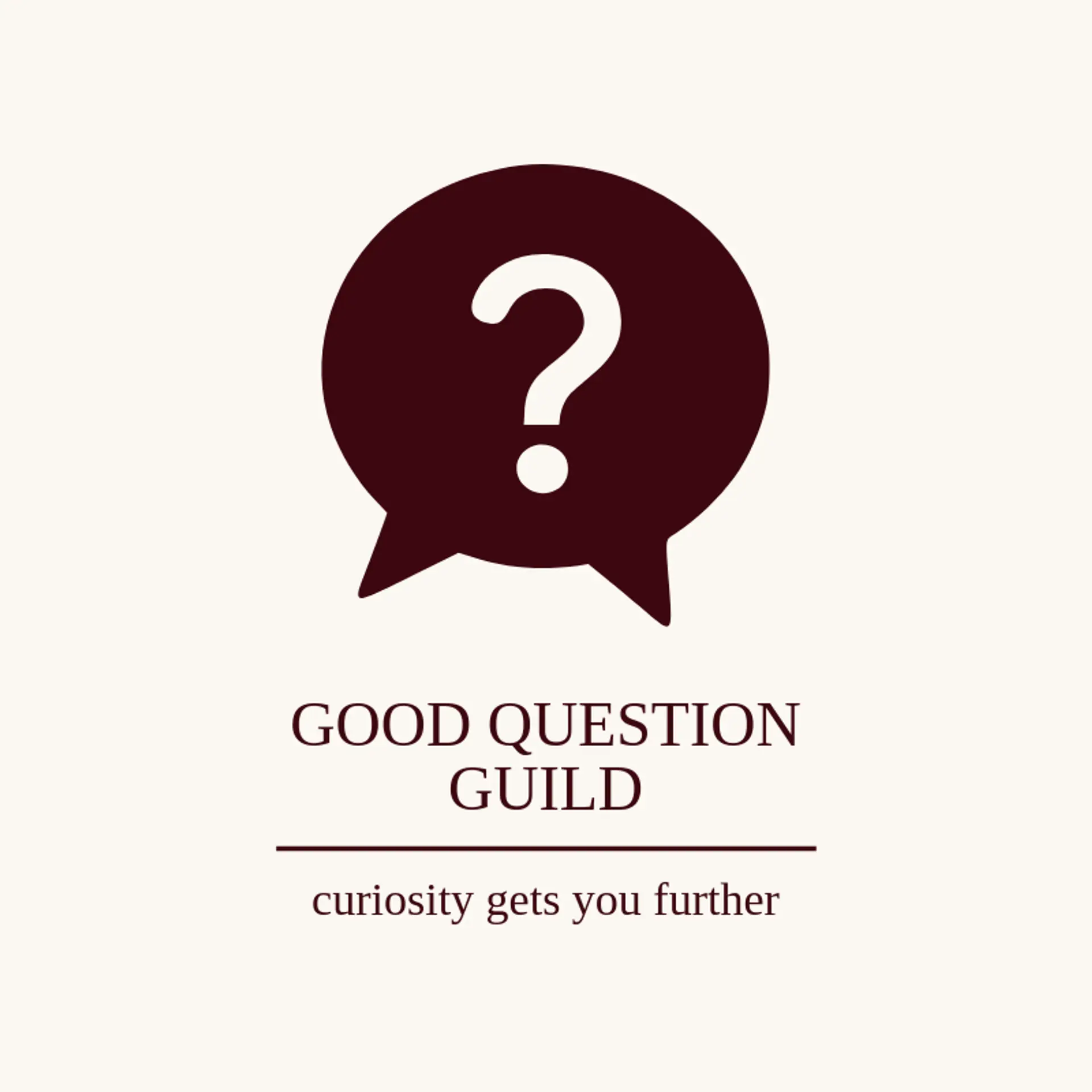 Good Question Guild logo for chatbot