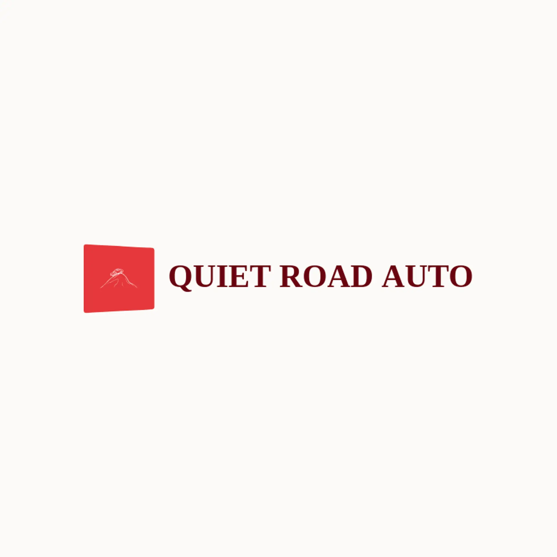 Quiet Road Auto logo for car rental