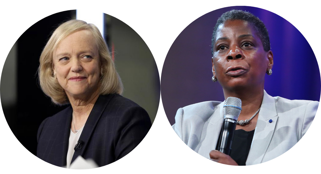 Meg Whitman and Ursula Burns