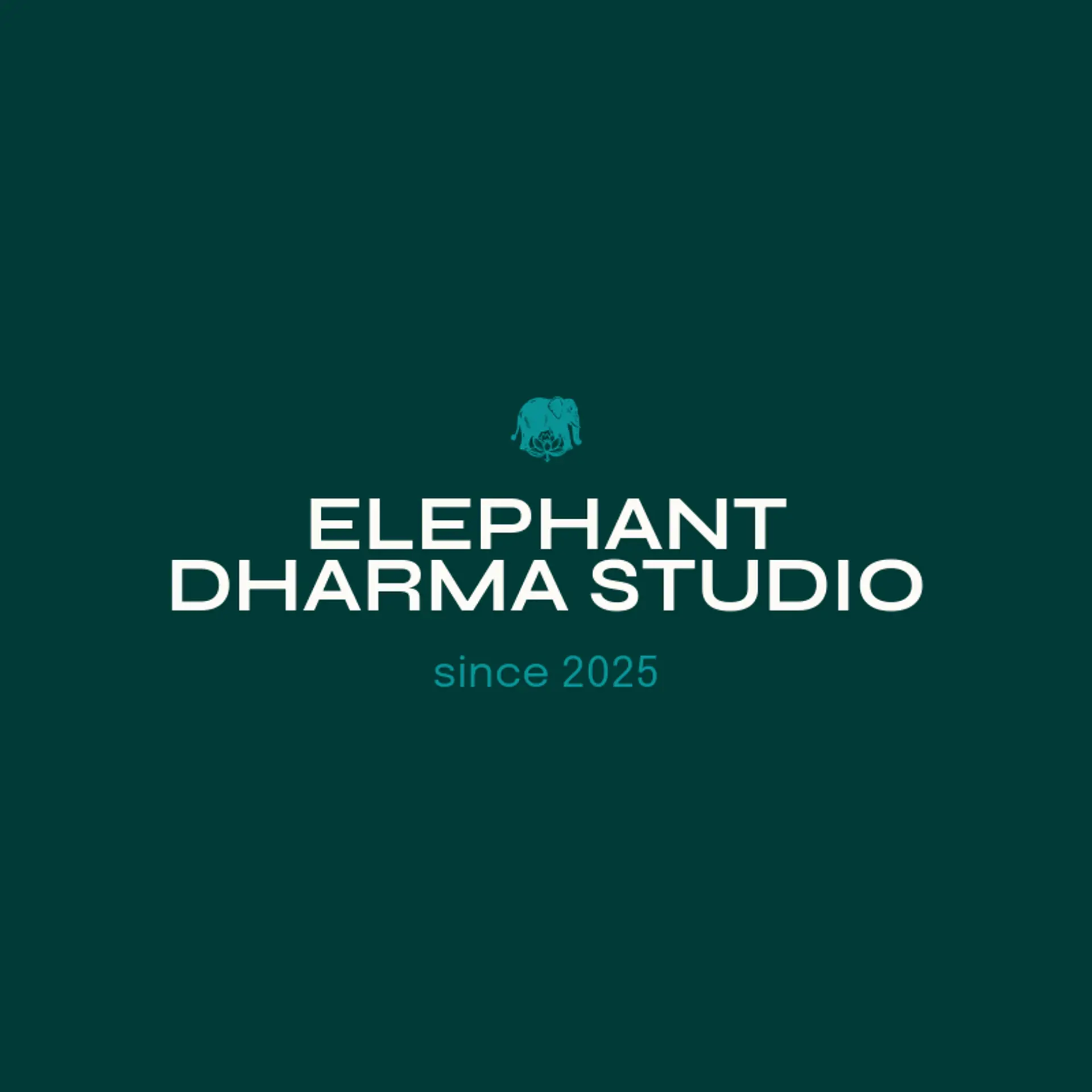 Elephant Dharma Studio logo for hindu