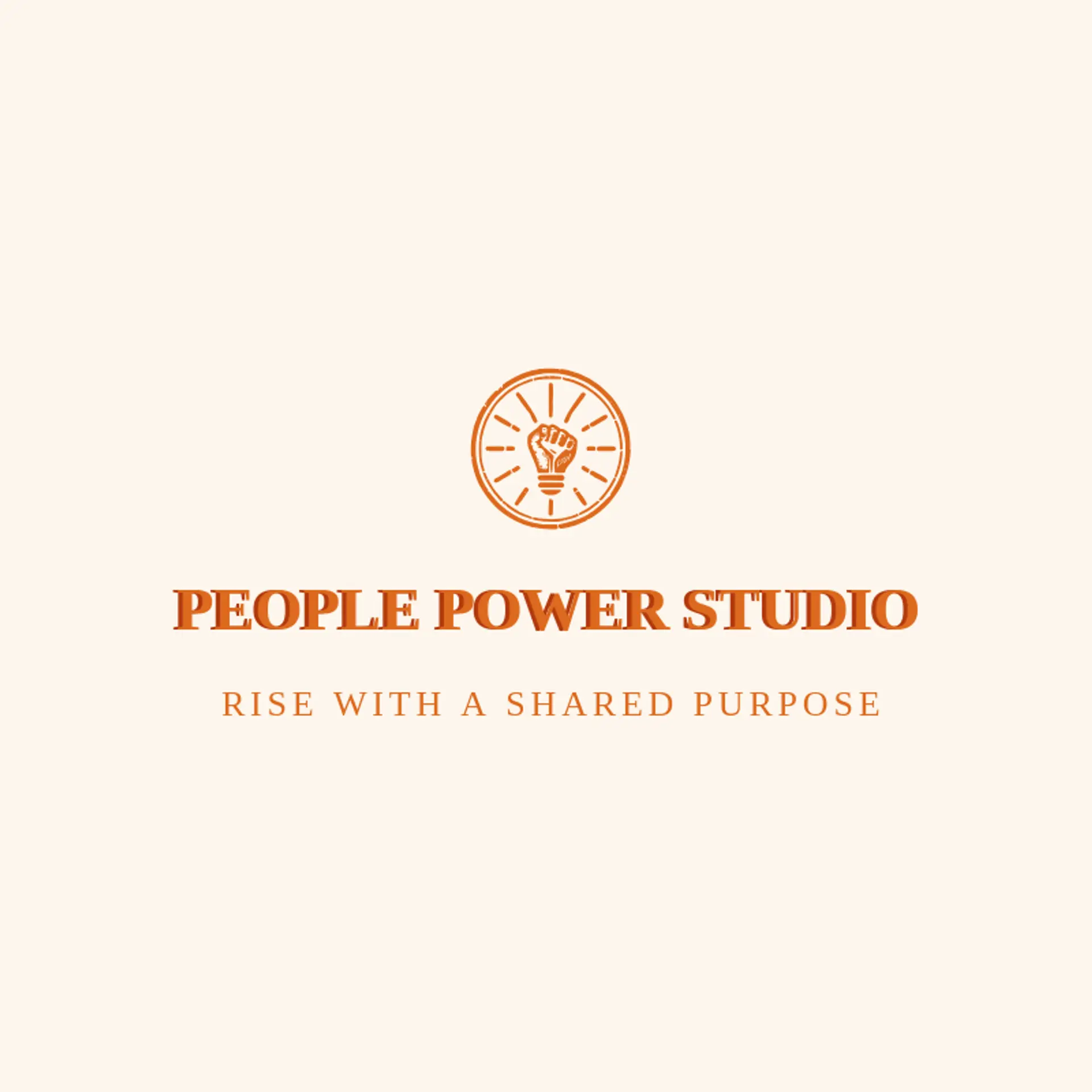 People Power Studio logo for revolution