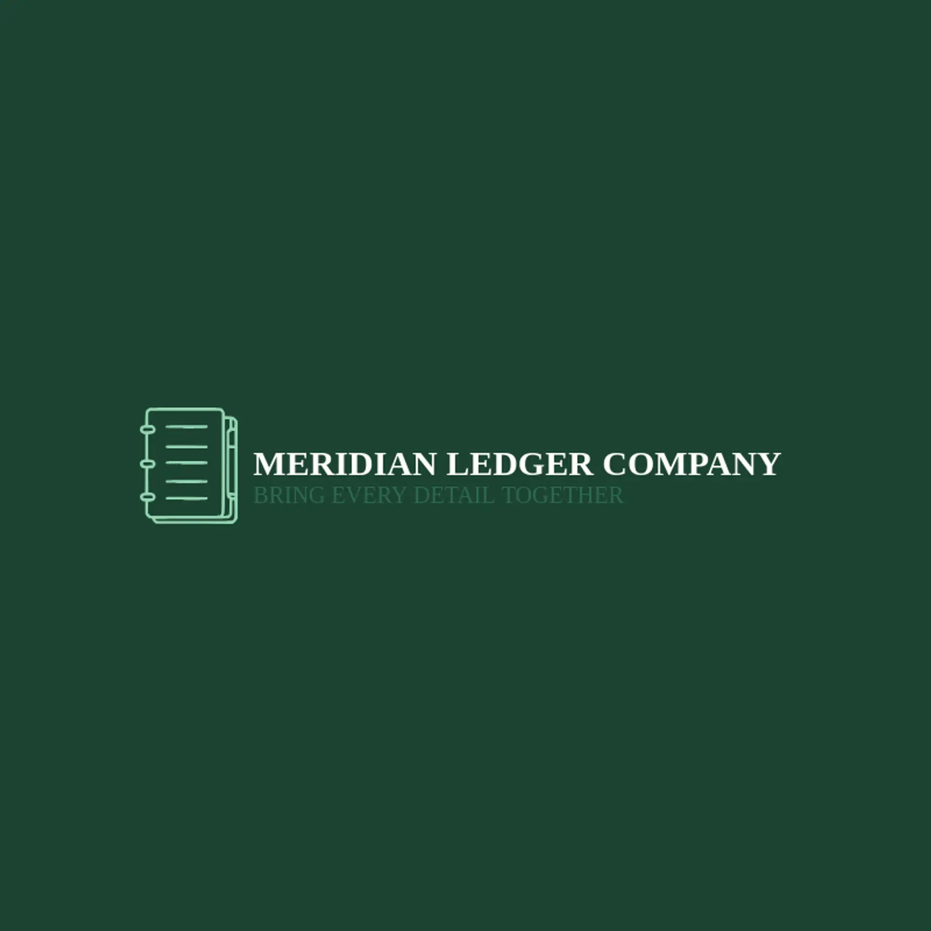 Meridian Ledger Company logo for ledger