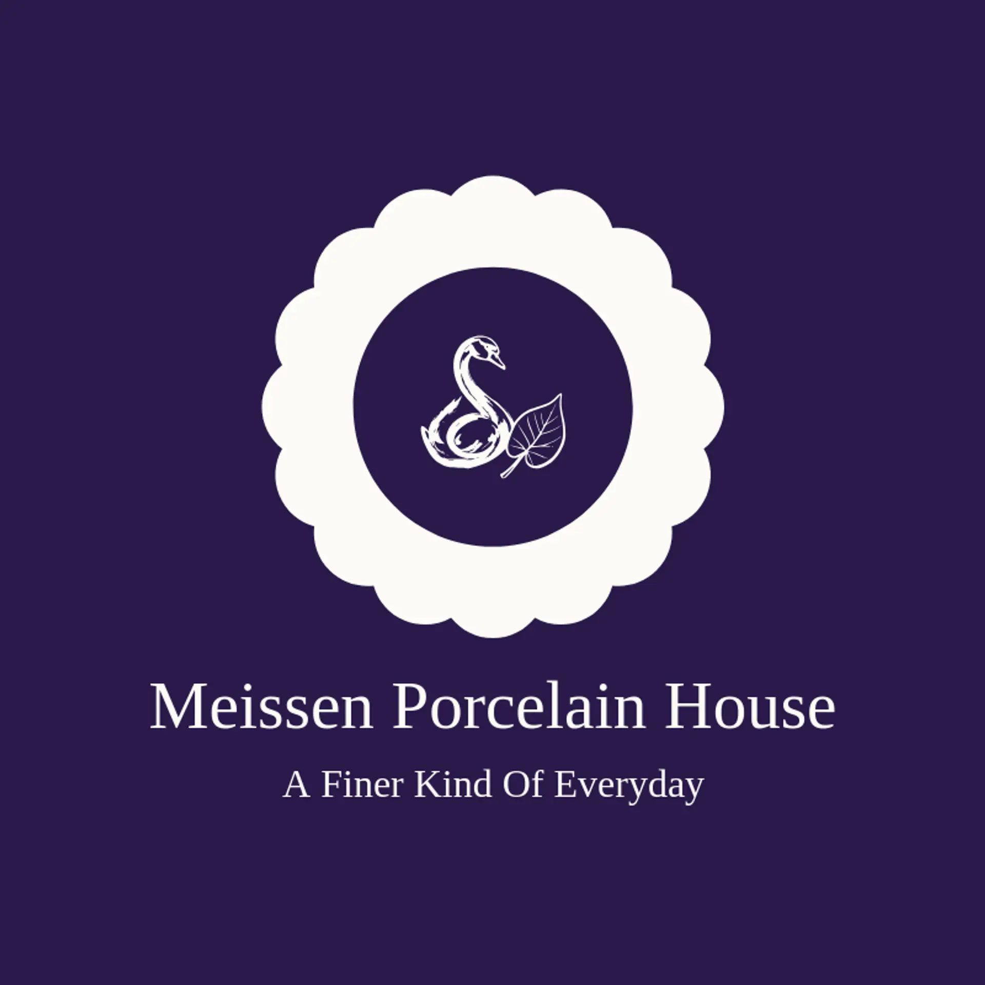 Meissen Porcelain House logo for german